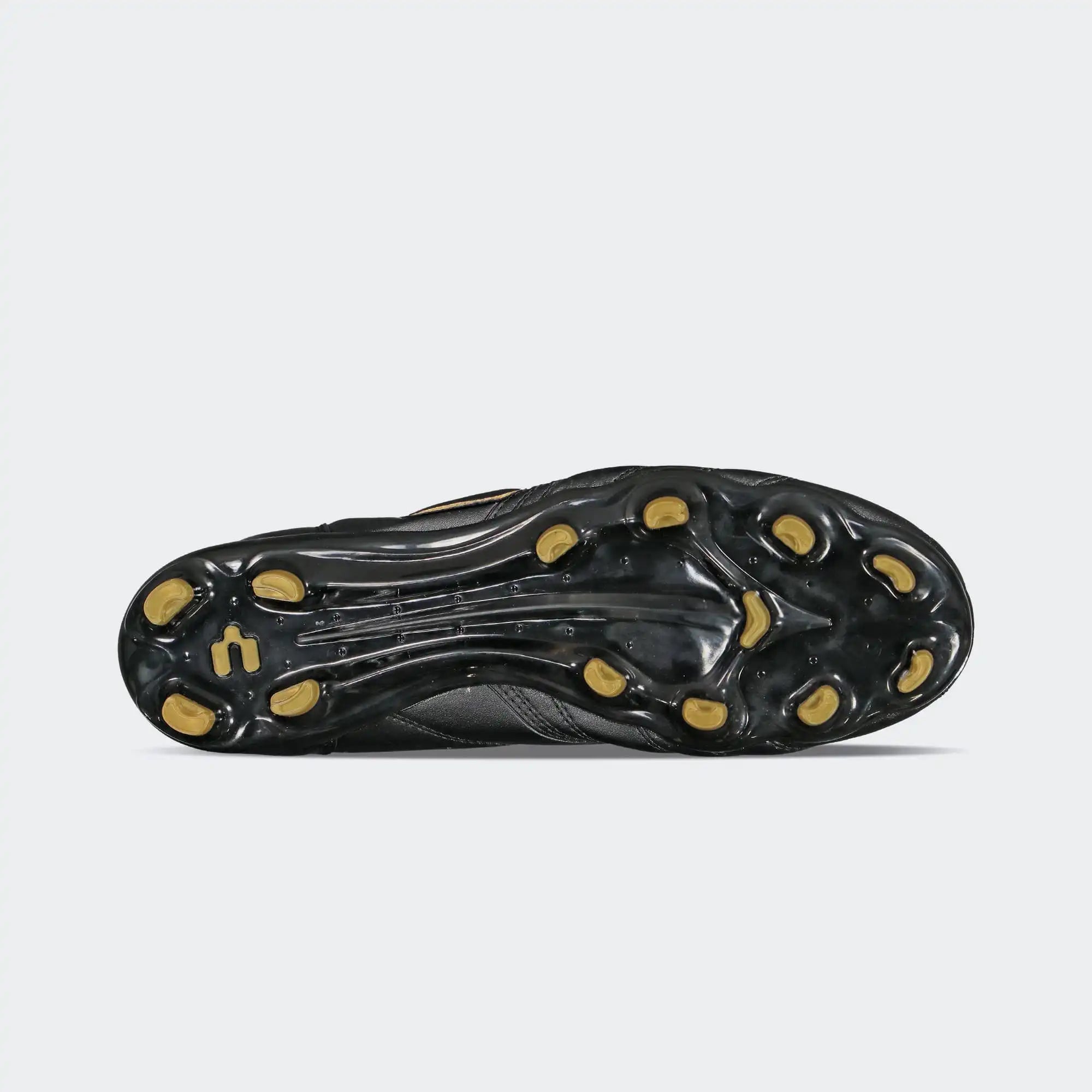 Black Gold Leyendas Hugo Sanchez Soccer Cleats for Men Charly Sport Legendario 26
