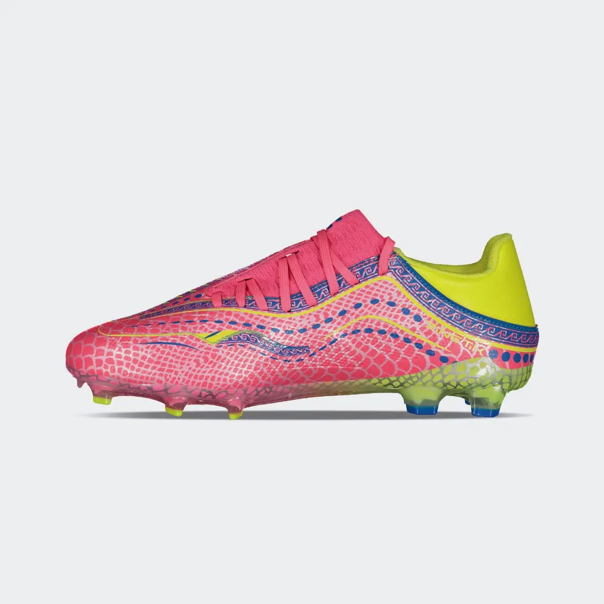 Fuchsia Yellow Leyendas Soccer Cleats for Men Charly Sport Zinetik 26 Select