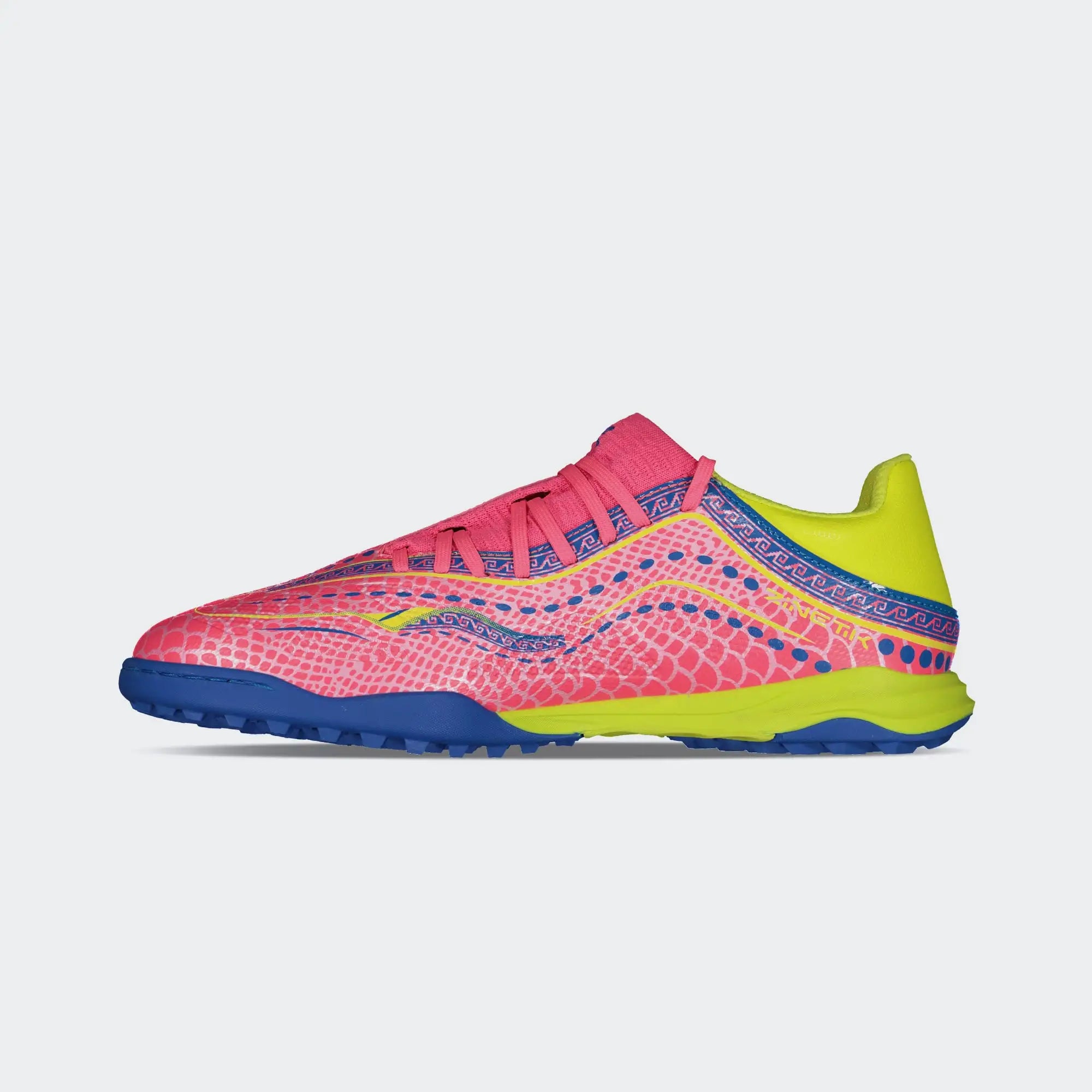 Fuchsia Yellow Leyendas Soccer Turf Shoes Charly Sport Zinetik 26 Select TF
