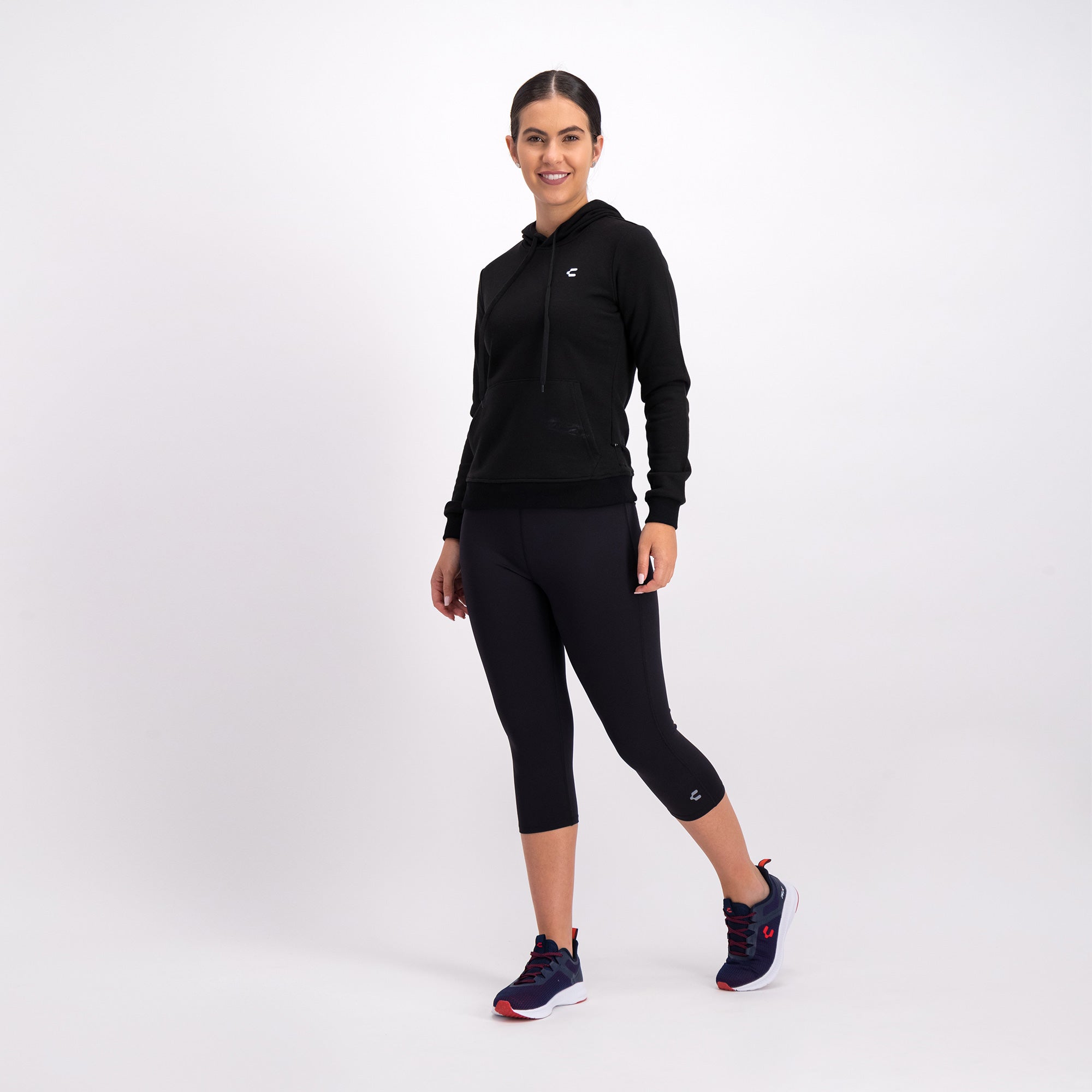 Black Lifestyle Sweatshirt For Women Charly Sport