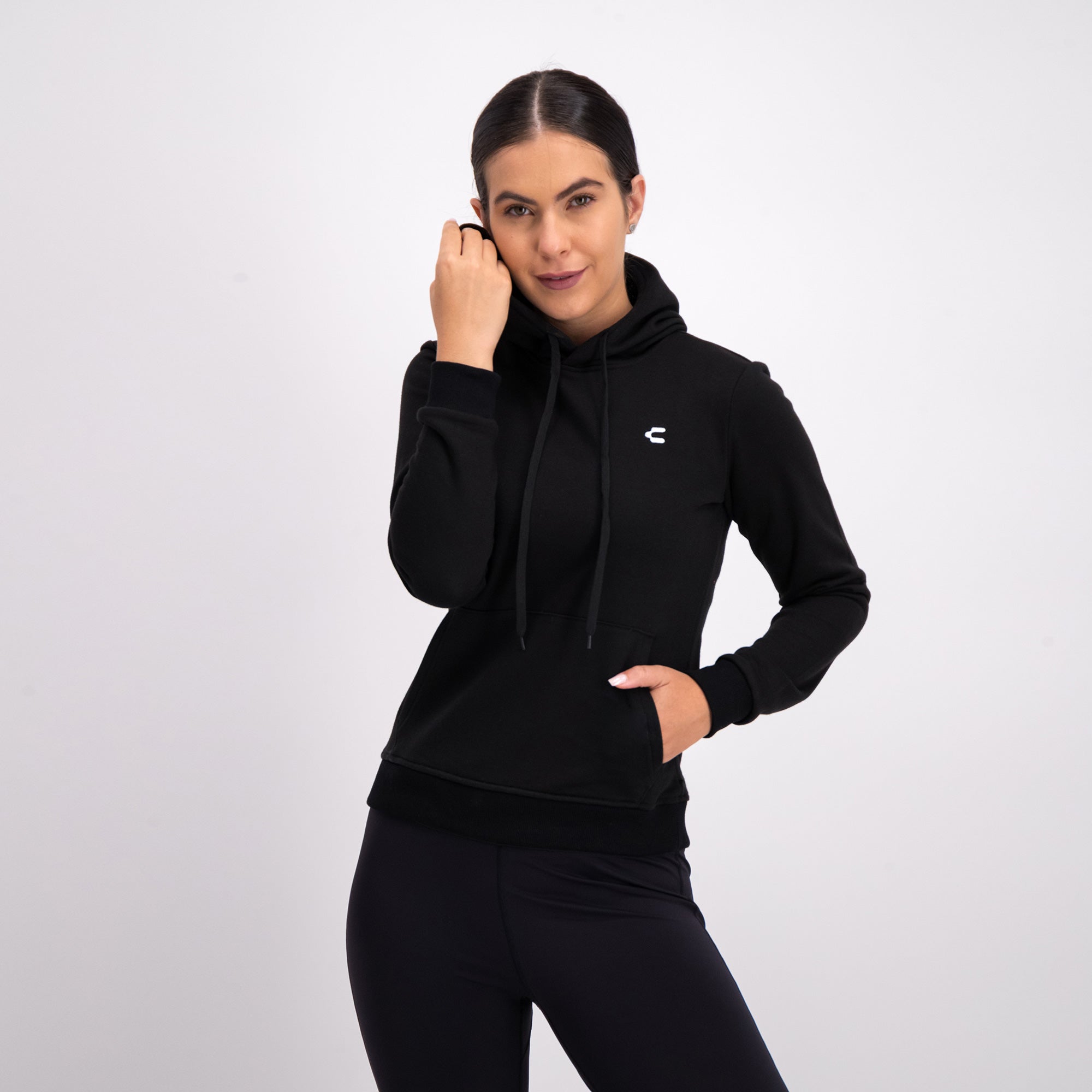 Black Lifestyle Sweatshirt For Women Charly Sport