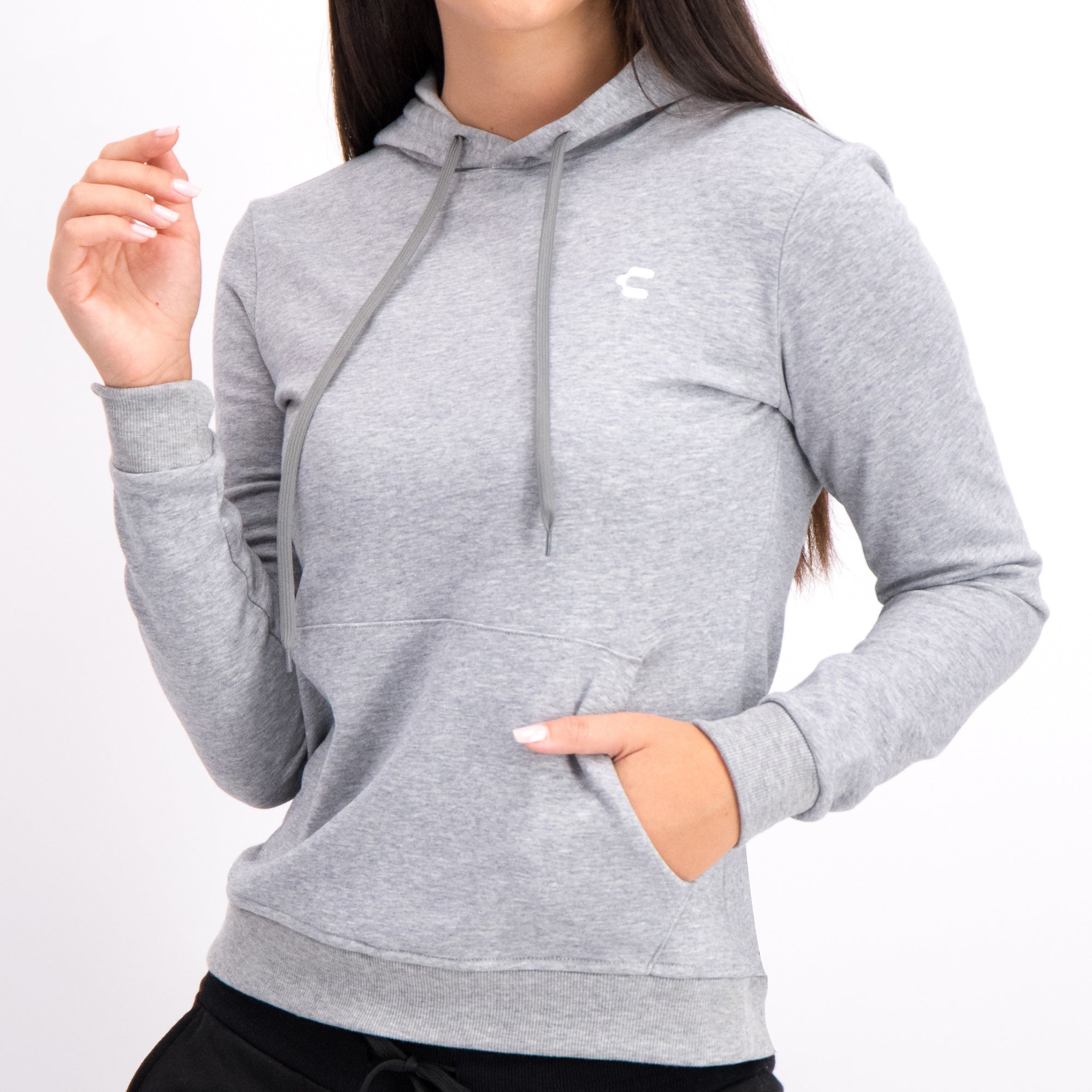 Concrete Gray Sweatshirt For Women Charly Sport