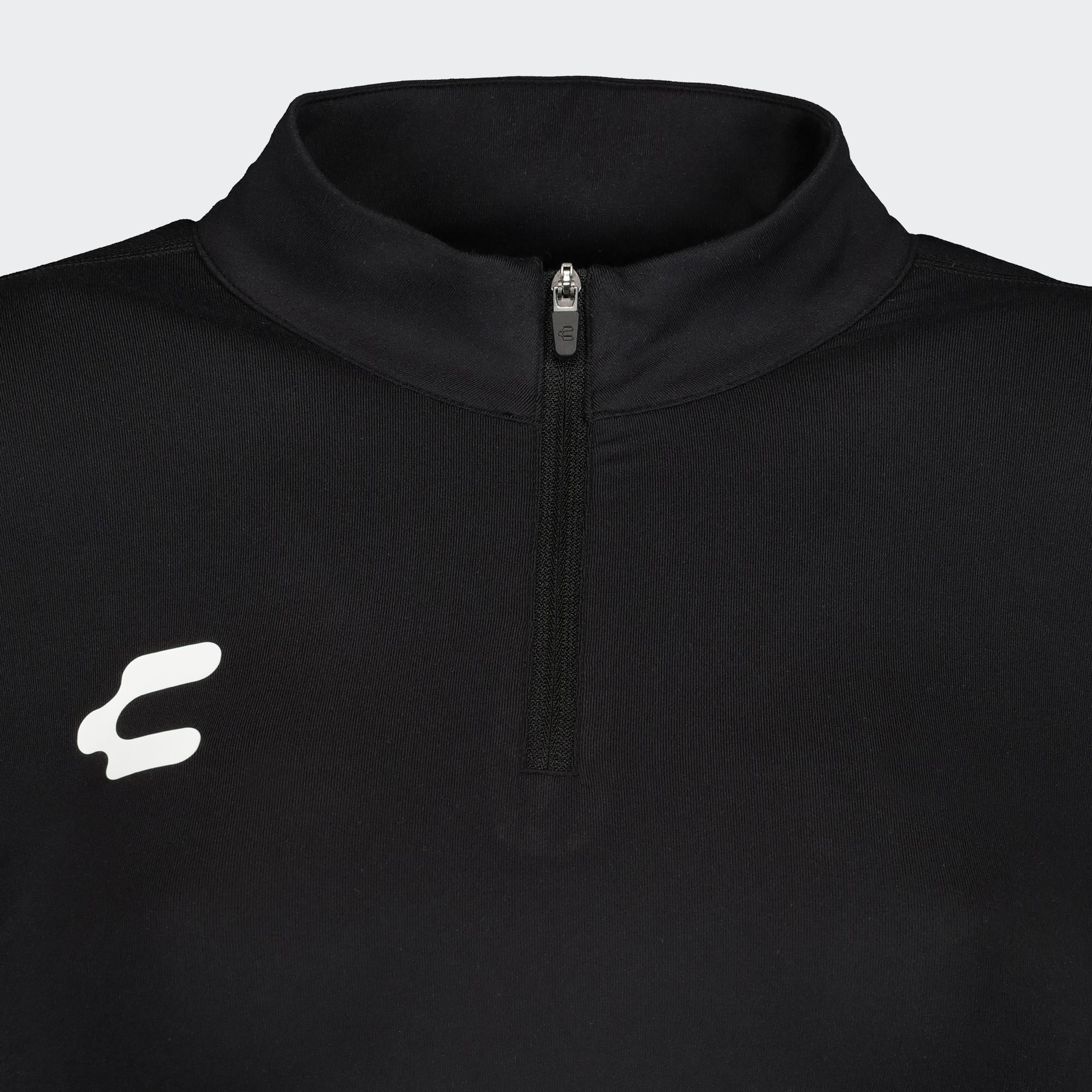 Black Training Pullover for Women Charly Soccer Gear