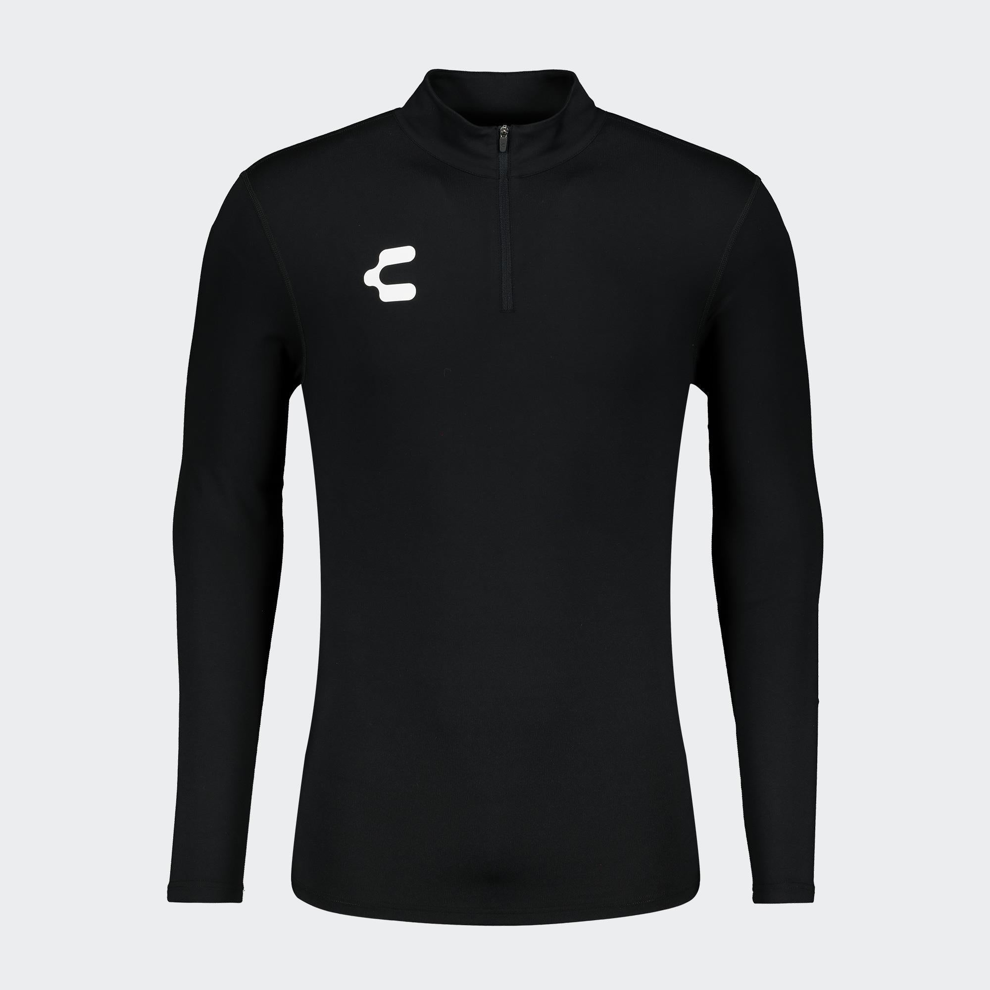 Black Training Pullover for Men Charly Soccer Gear