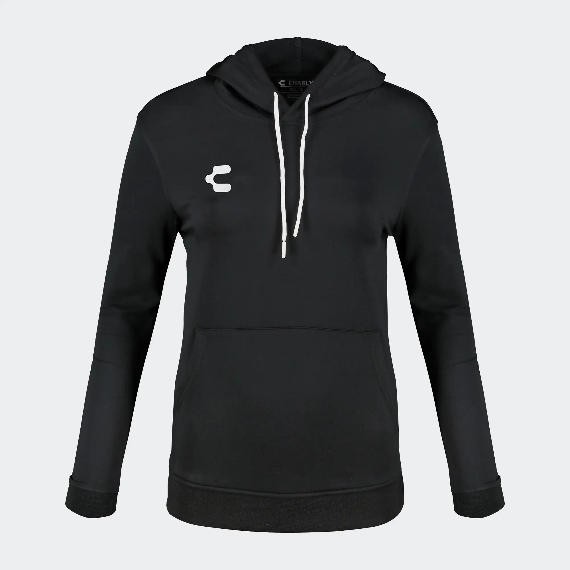 Black Soccer Sweatshirt for Women Charly Sport