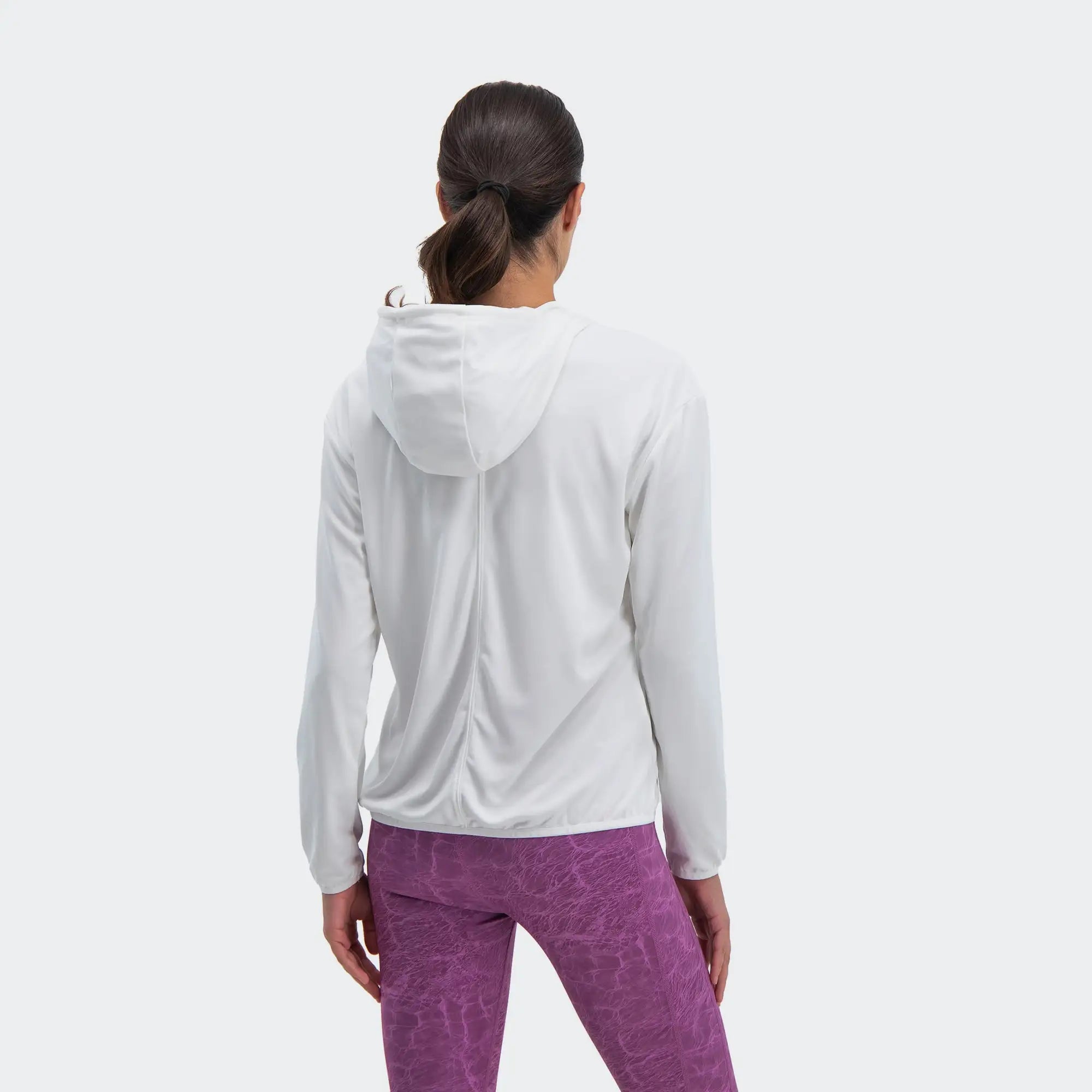 White Training Sweatshirt For Women Charly Sport