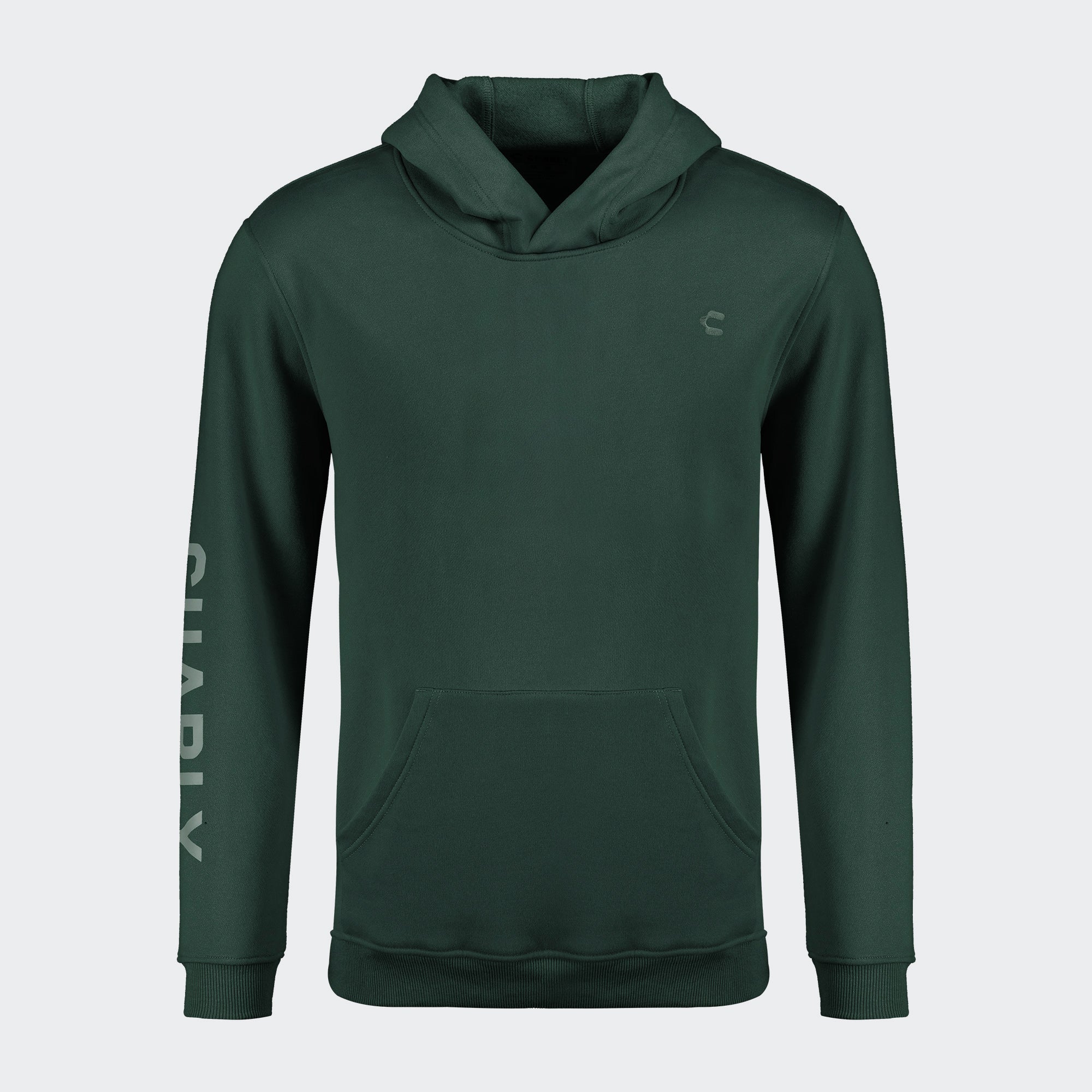 Green Training Sweatshirt for Men Charly Essentials Lifestyle