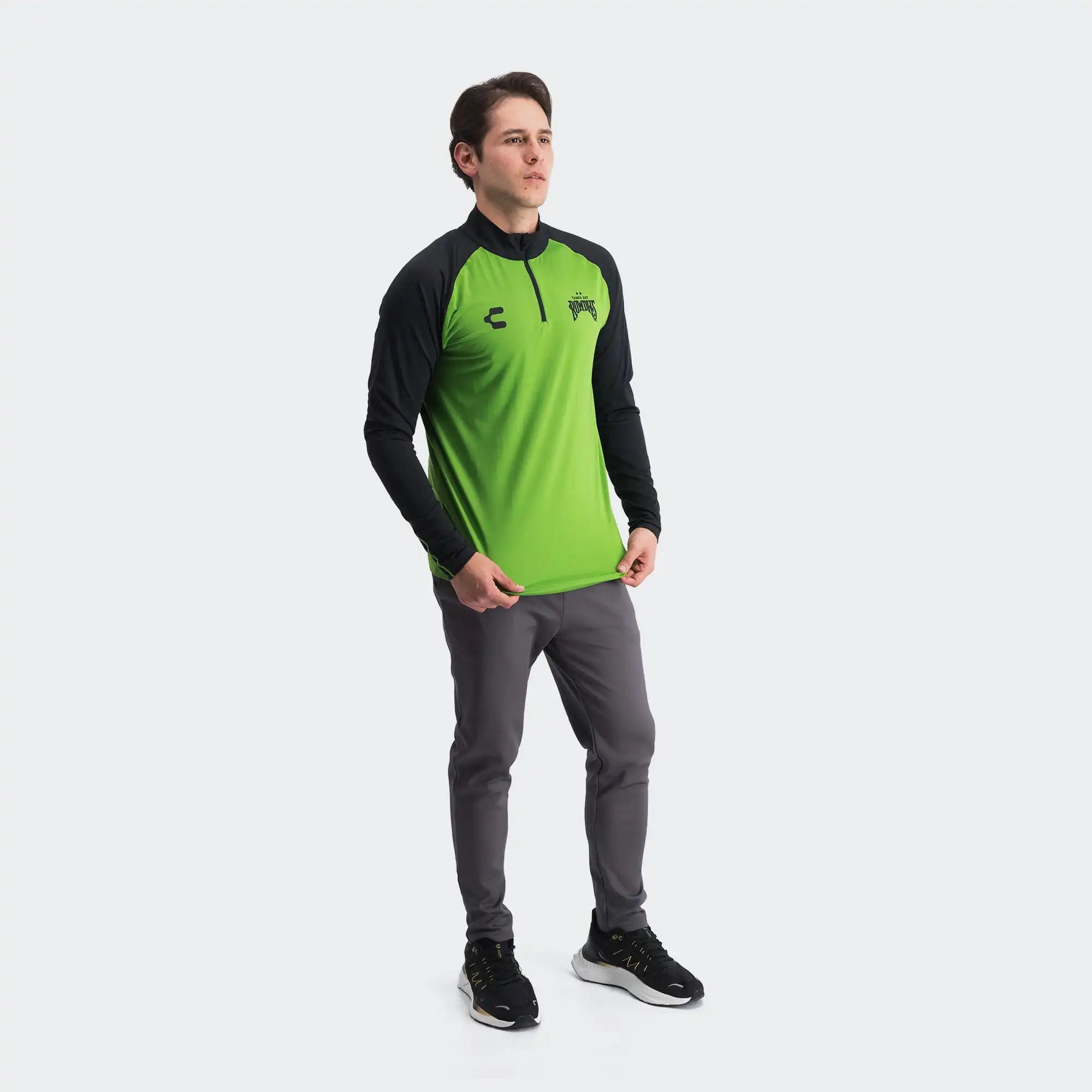 Tampa Bay Rowdies Green Black Pullover for Men Charly Sport Gear