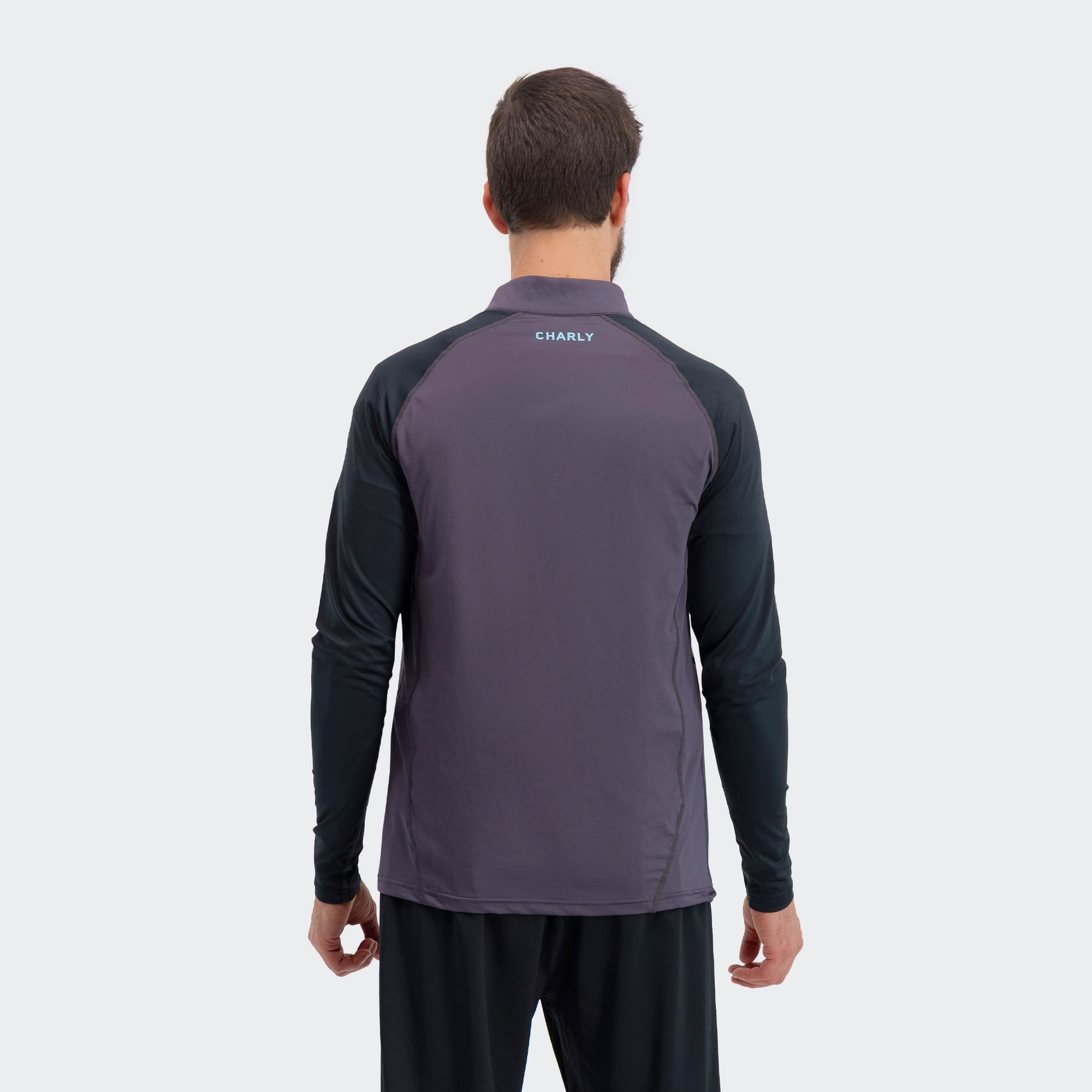 Gray Black Monterey Bay FC Pullover for Men Charly Sport Soccer Gear