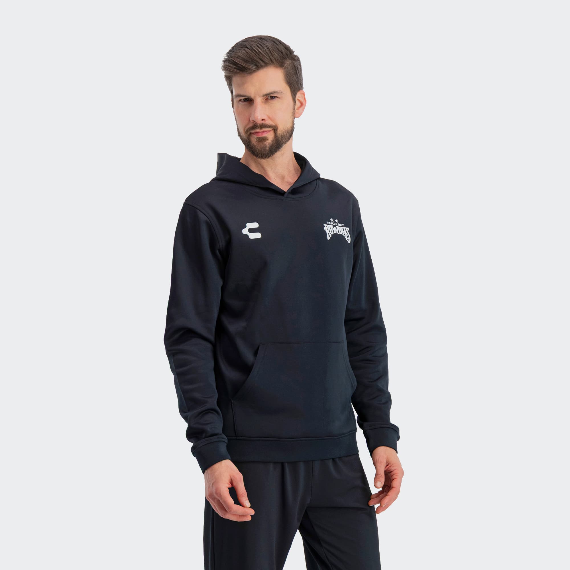 Black Tampa Bay Rowdies Sweatshirt for Men Charly Sport Soccer Gear