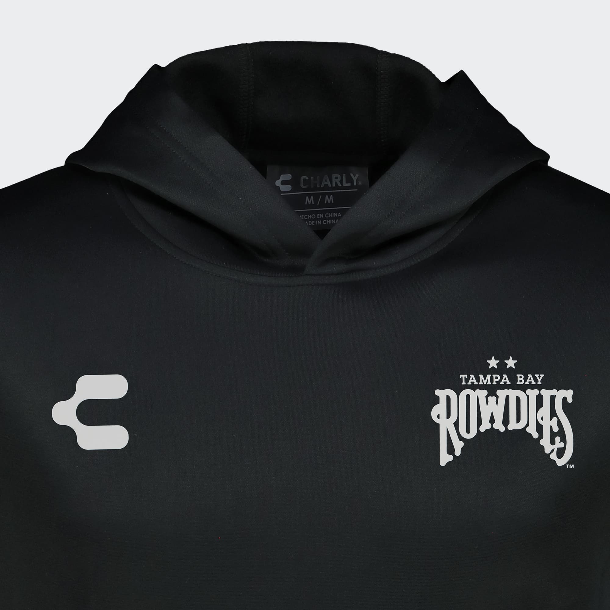 Black Tampa Bay Rowdies Sweatshirt for Men Charly Sport Soccer Gear