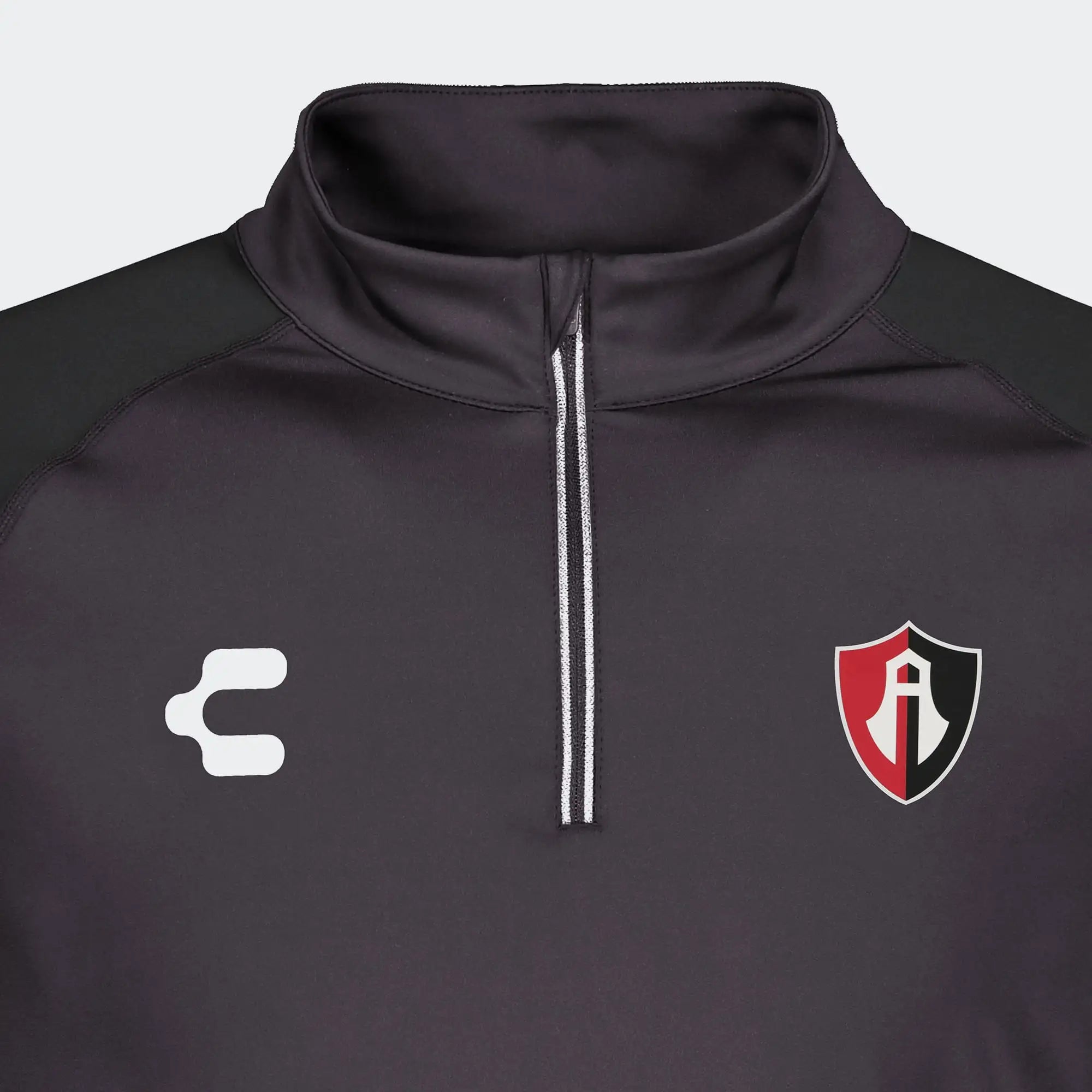 Black Gray Atlas 26-27 Soccer Pullover Charly Gear