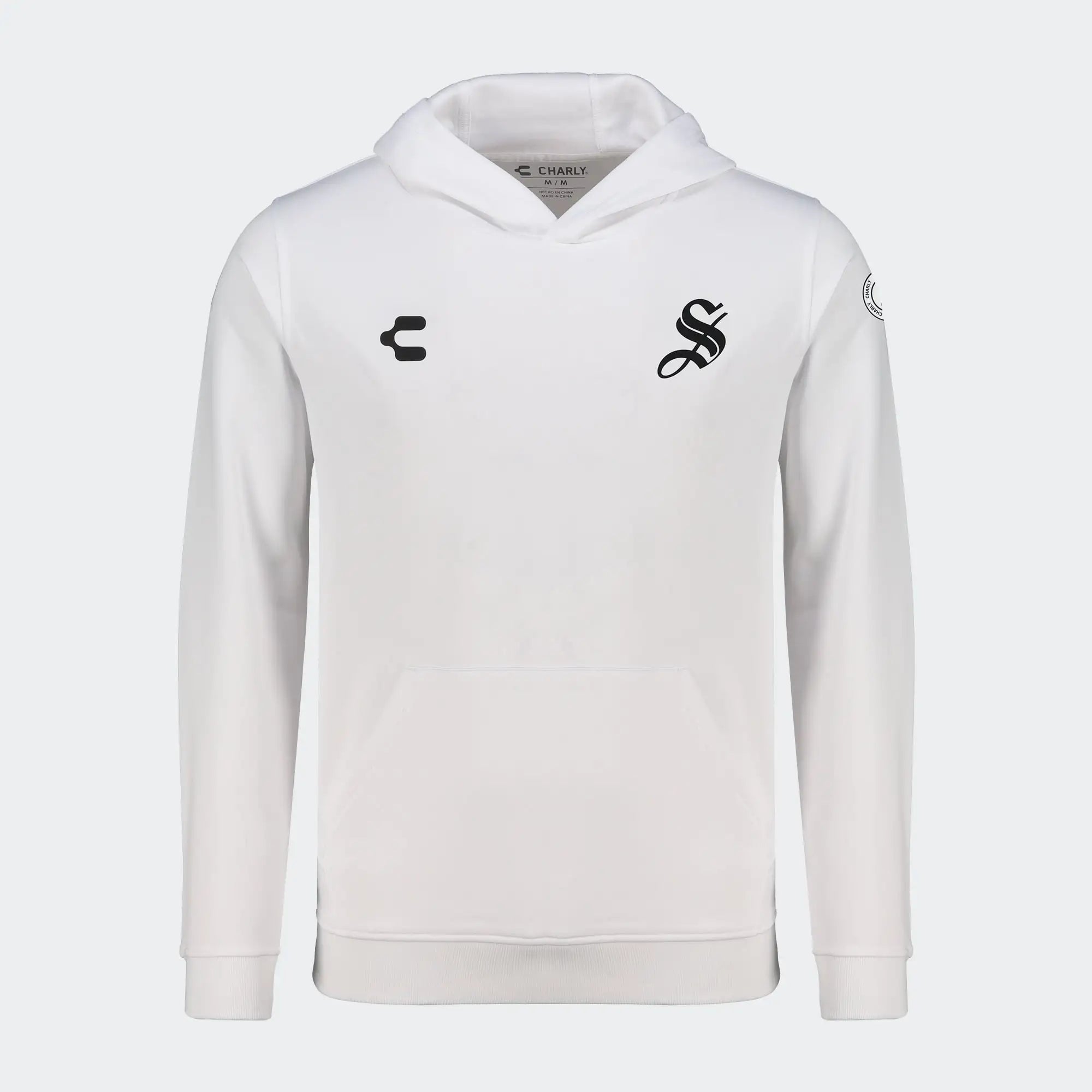 White Santos 26-27 Soccer Sweatshirt Charly Gear