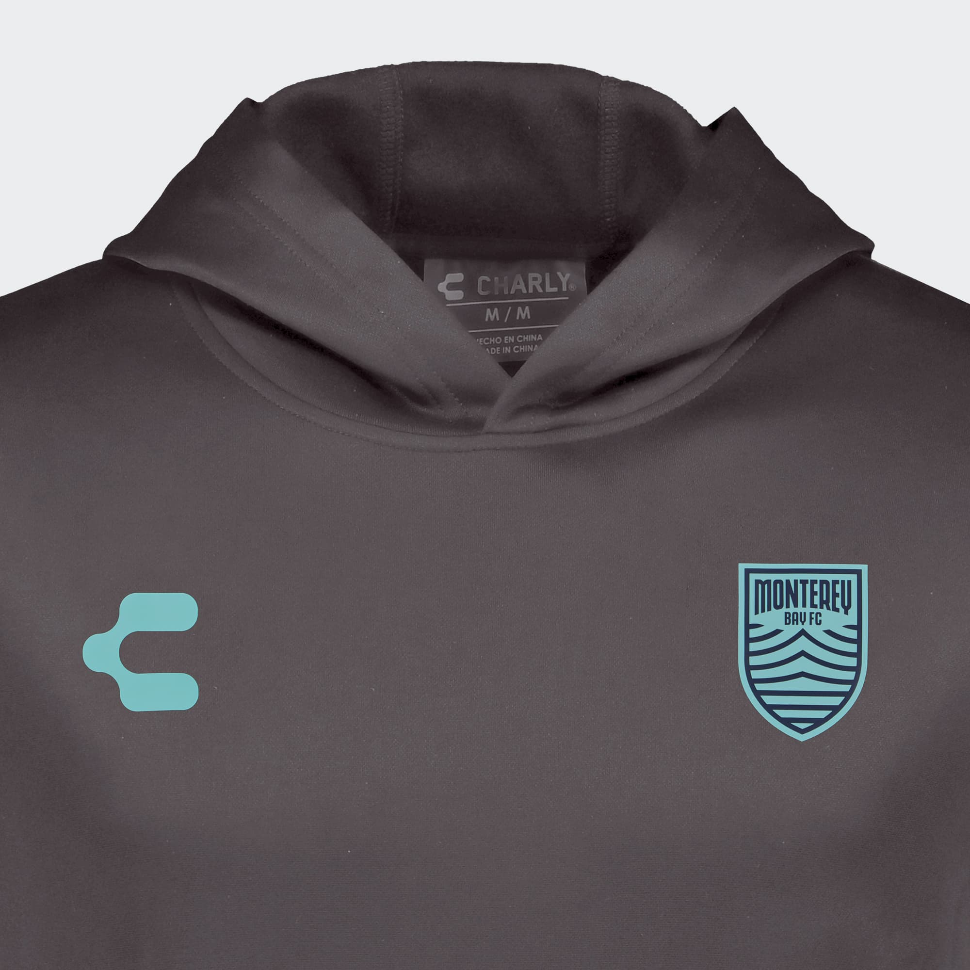 Gray Monterey Bay FC Sweatshirt for Men Charly Sport Soccer Gear