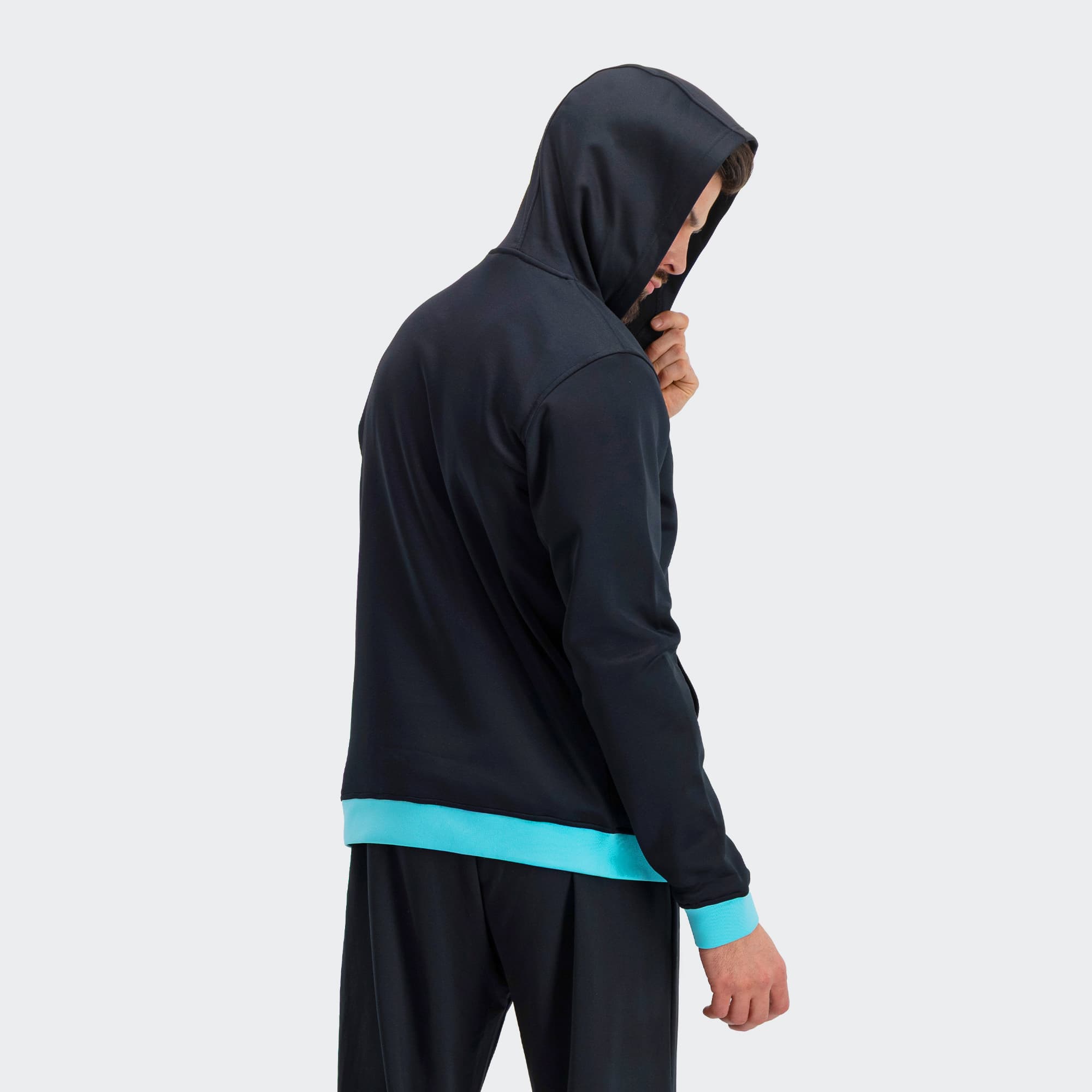 Black Aqua Monterey Bay FC Sweatshirt for Men Charly Sport Soccer Gear