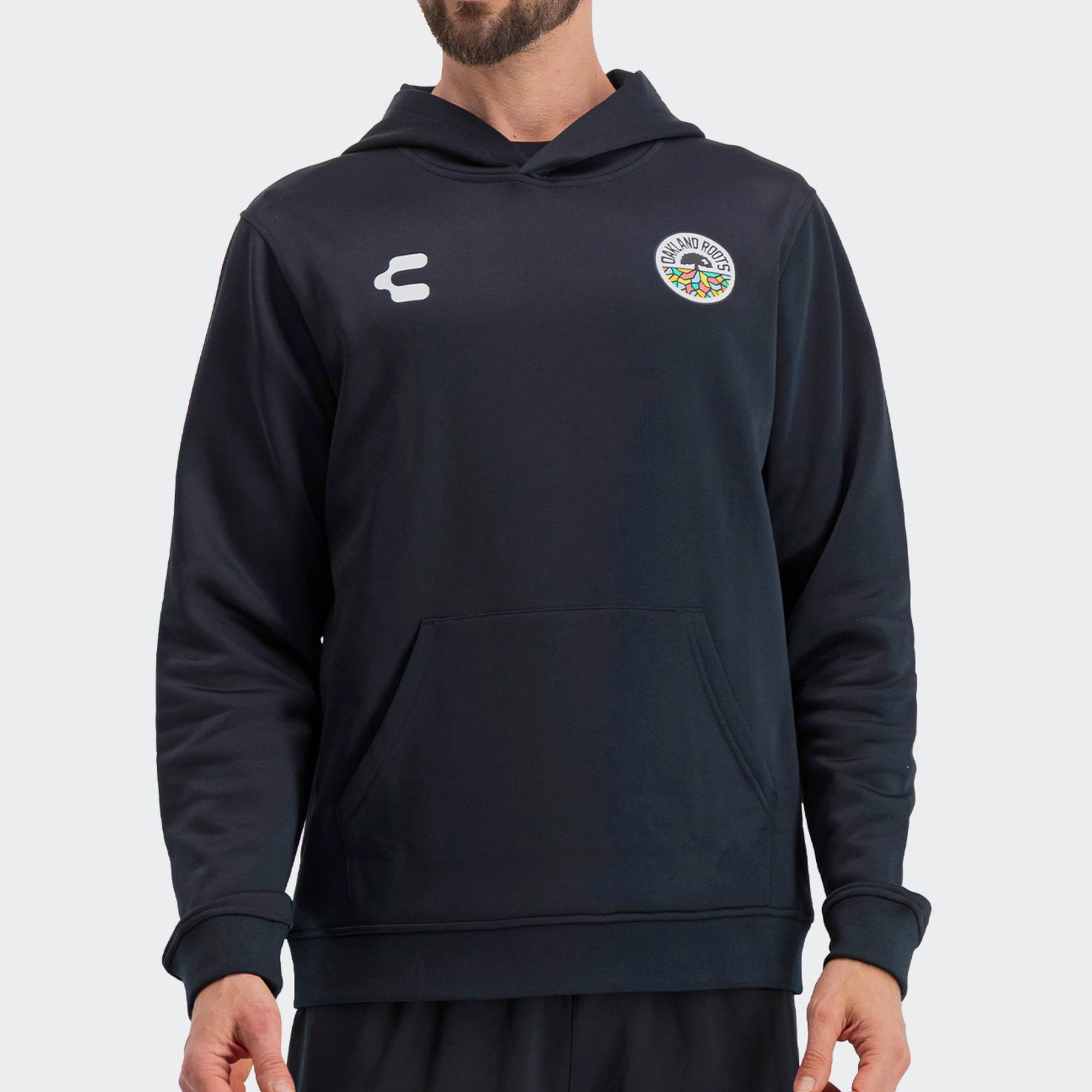 Black Oakland Roots Sweatshirt for Men Charly Sport Soccer Gear