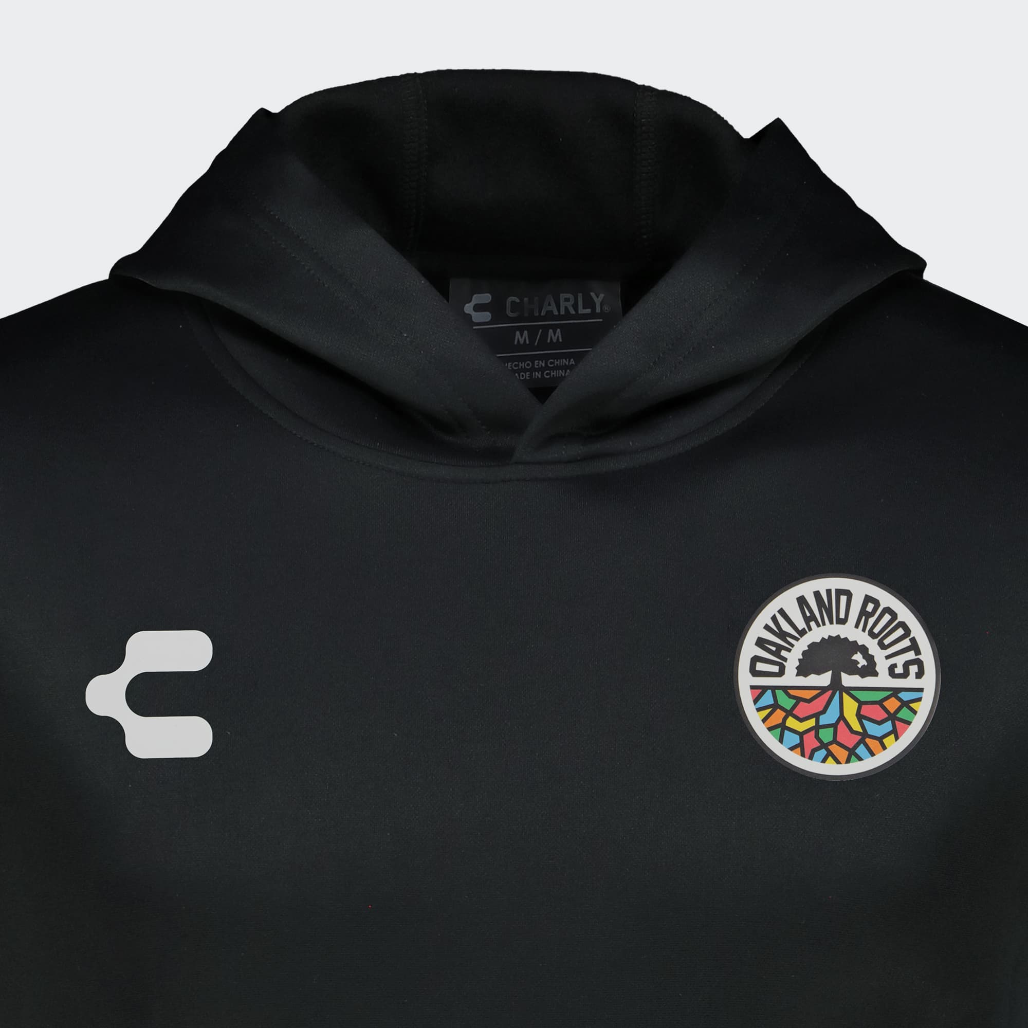 Black Oakland Roots Sweatshirt for Men Charly Sport Soccer Gear