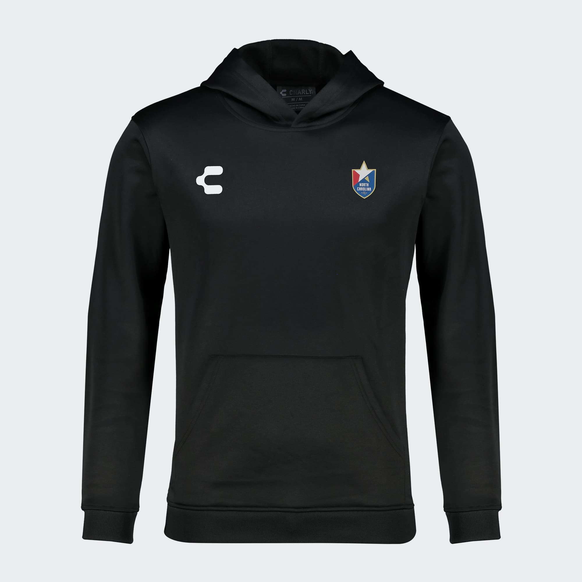 Black North Carolina FC Sweatshirt for Men Charly Sport Soccer Gear