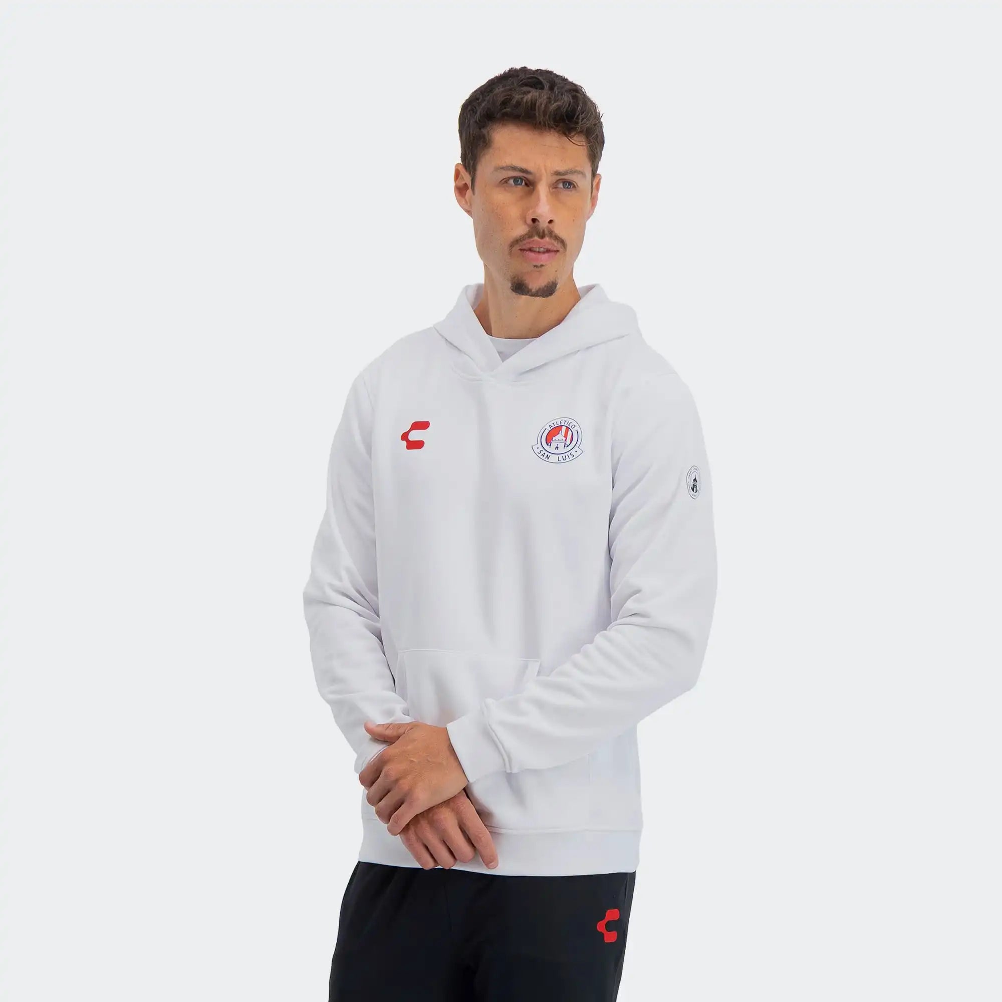 White San Luis Sweatshirt for Men Charly Gear