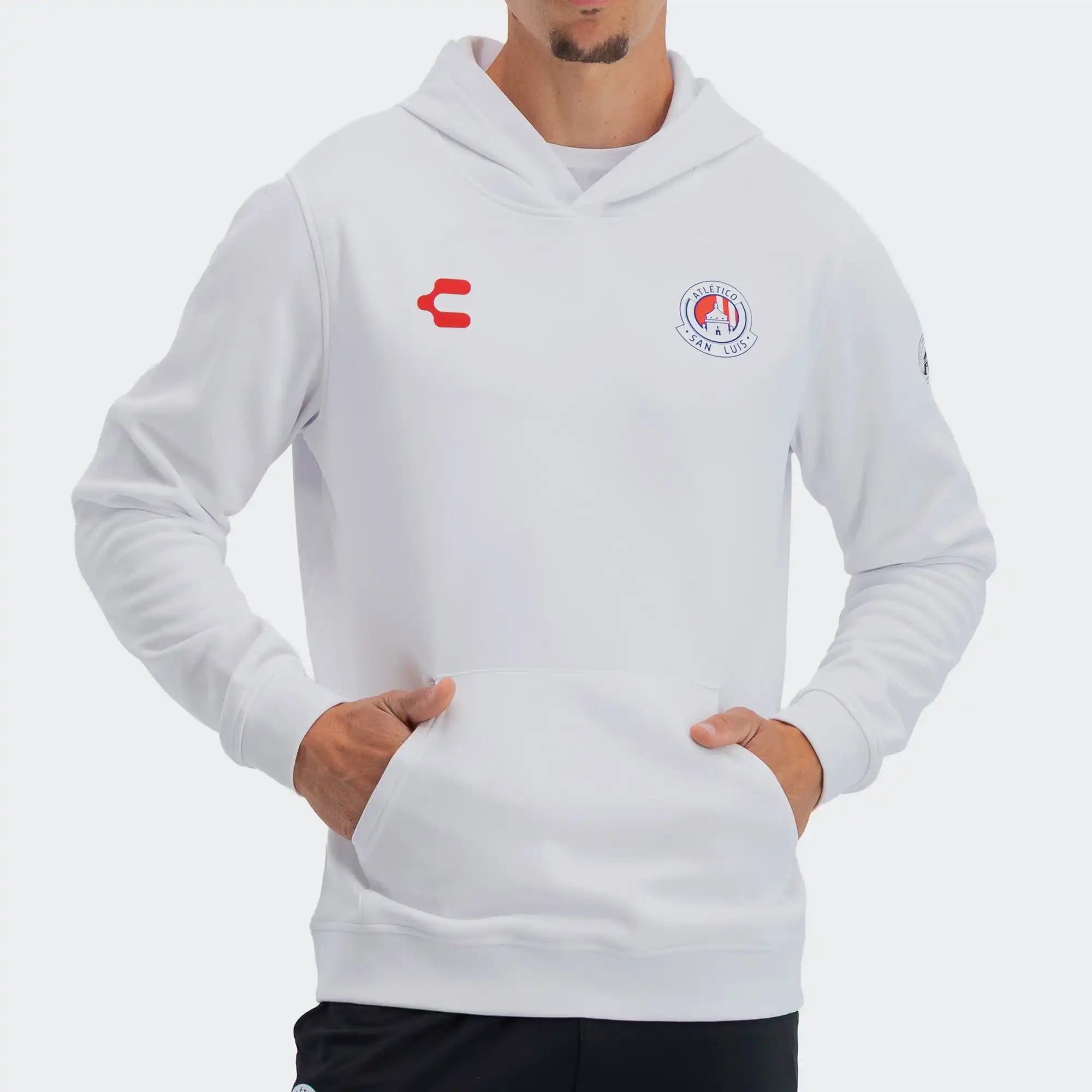White San Luis Sweatshirt for Men Charly Gear