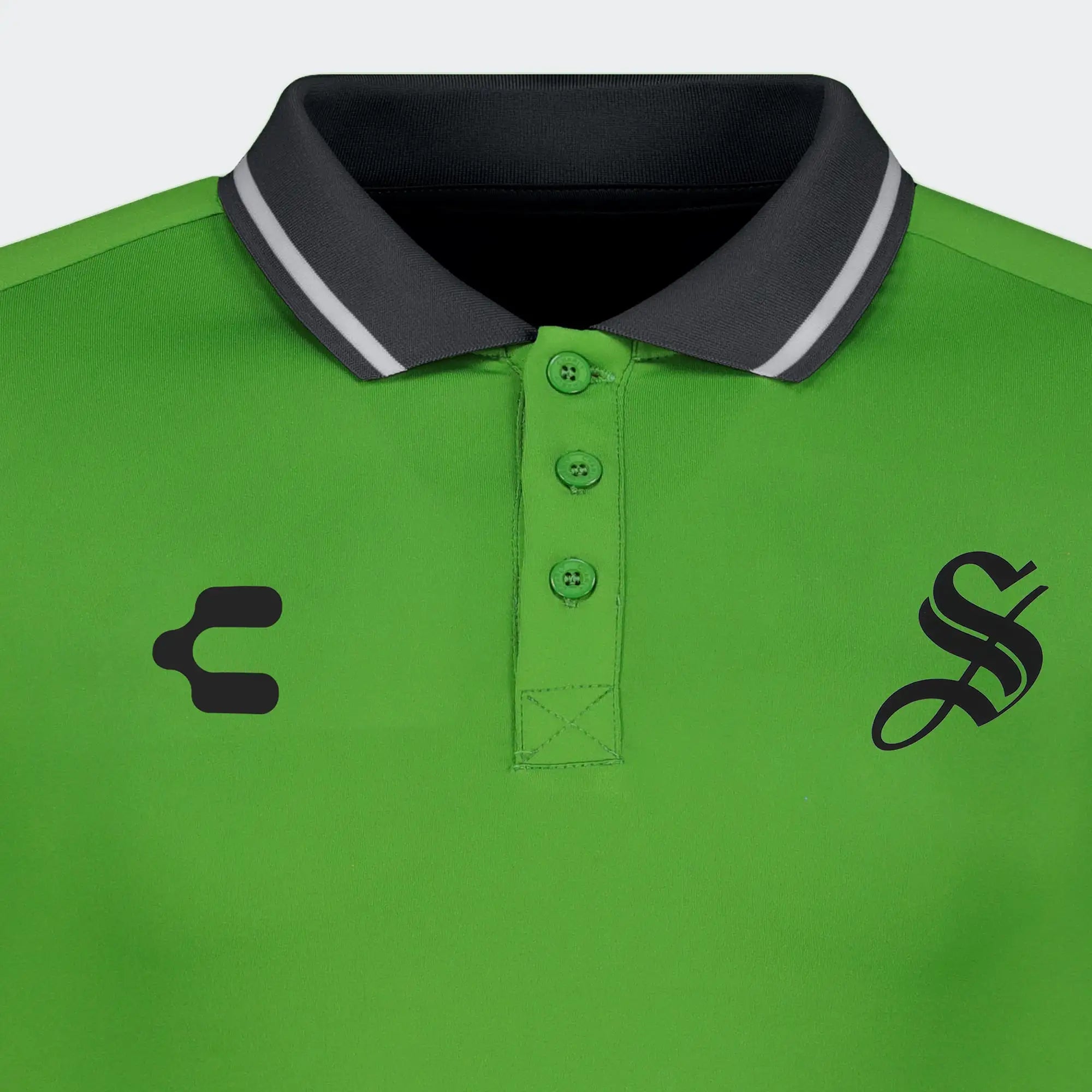 Light Green Santos 26-27 Soccer Polo Charly Gear