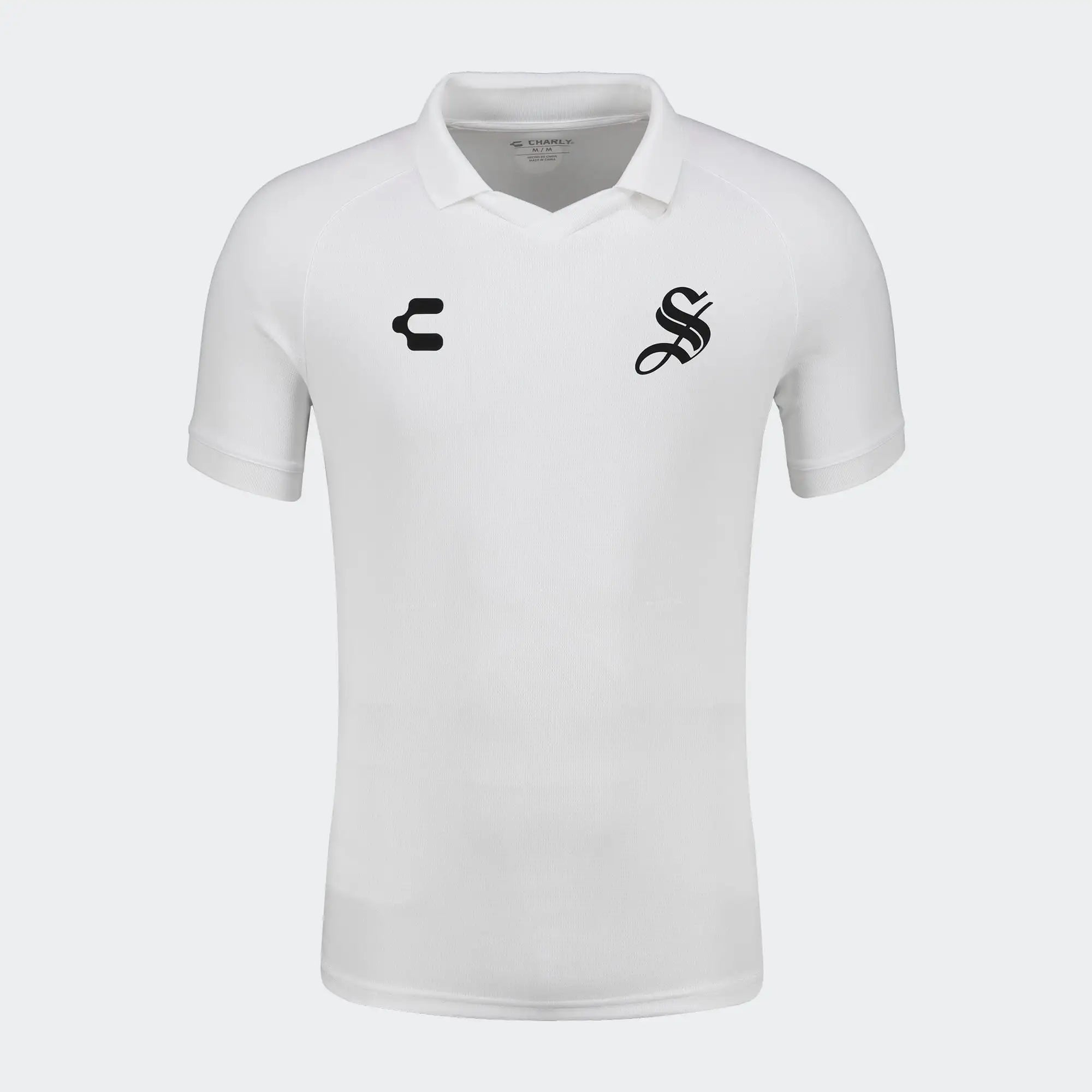 White Santos 26-27 Soccer Polo Charly Gear