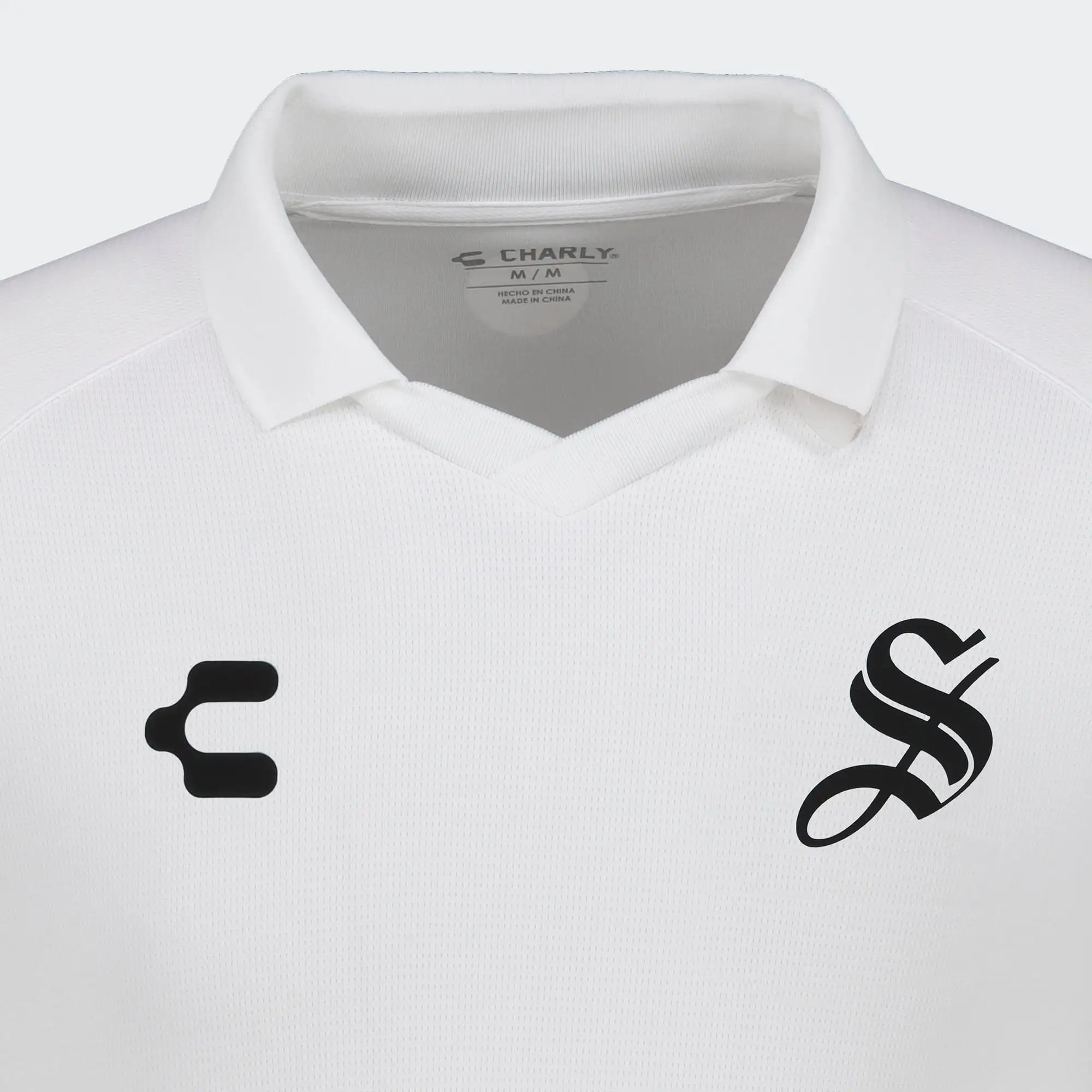White Santos 26-27 Soccer Polo Charly Gear