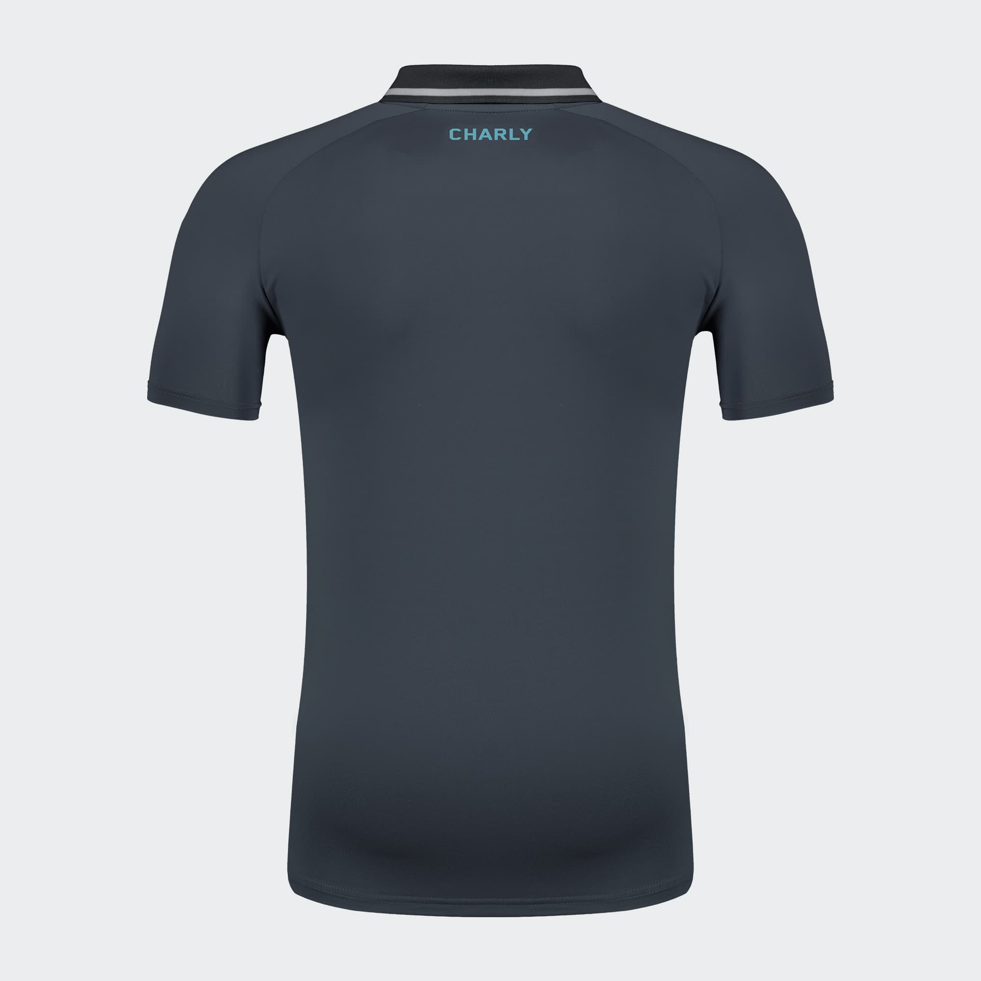 Gray Monterey Bay FC Polo for Men Charly Sport Soccer Gear