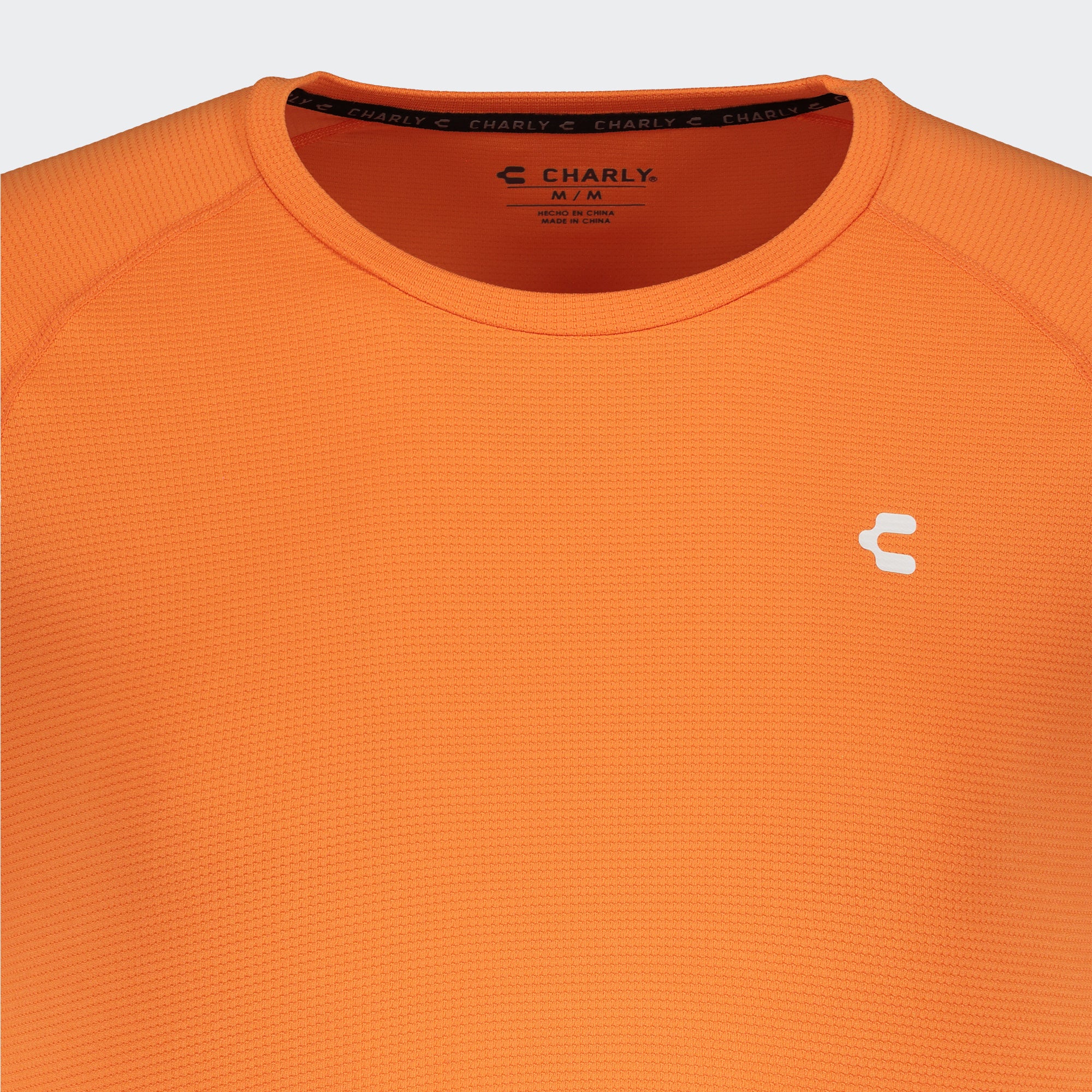 Orange Training T-Shirt for Men Charly Sport