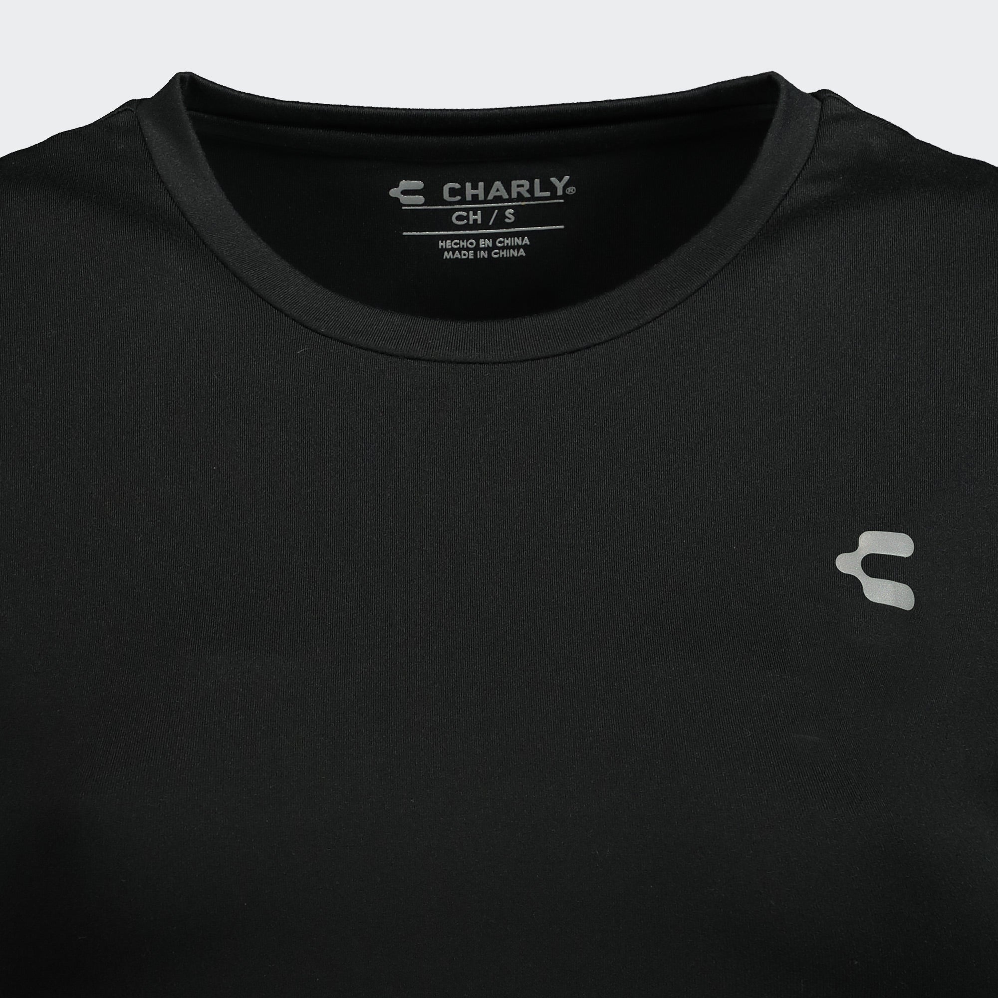 Black Fitness T-Shirt for Women Charly Recycle Sport