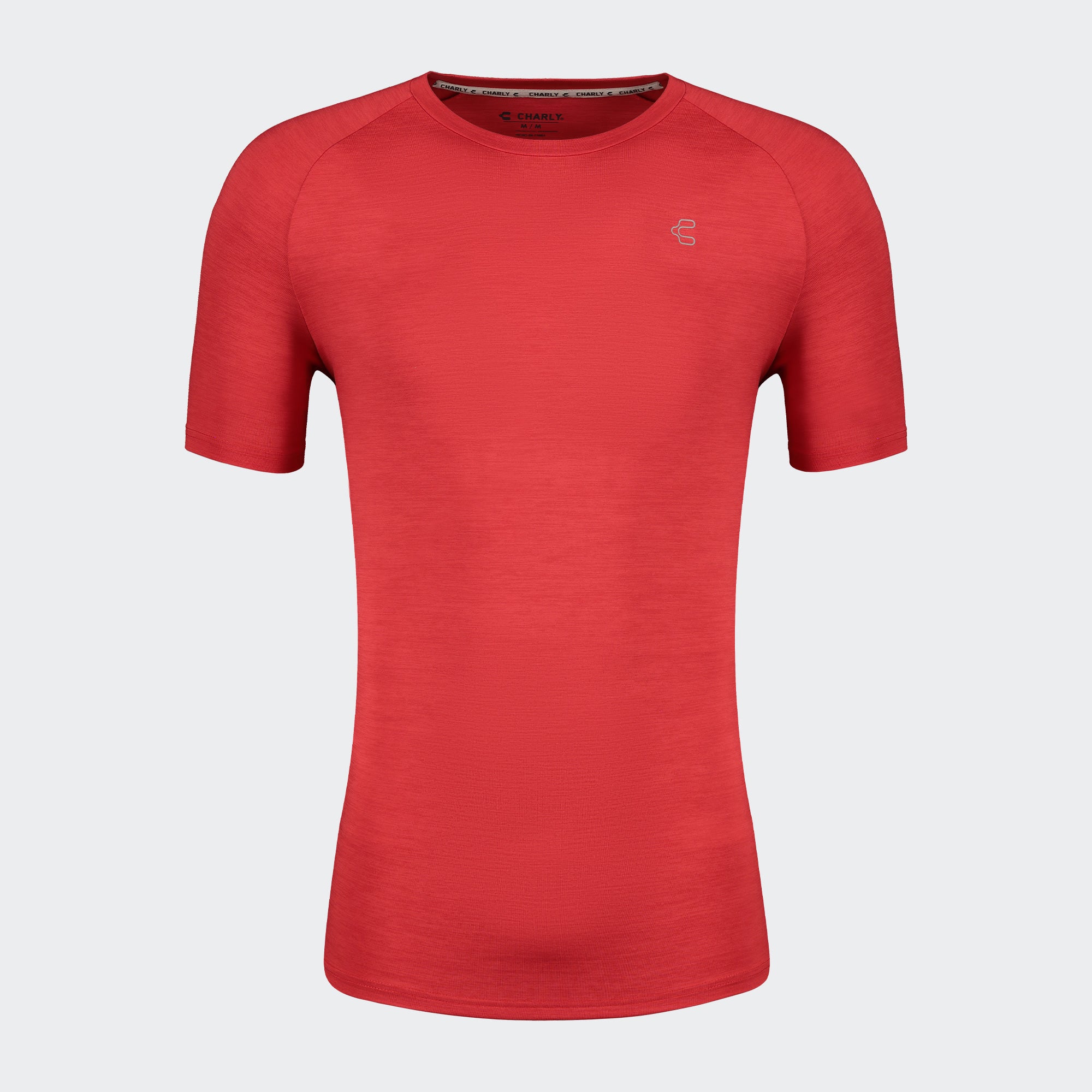 Red Running T-Shirt for Men Charly Sport