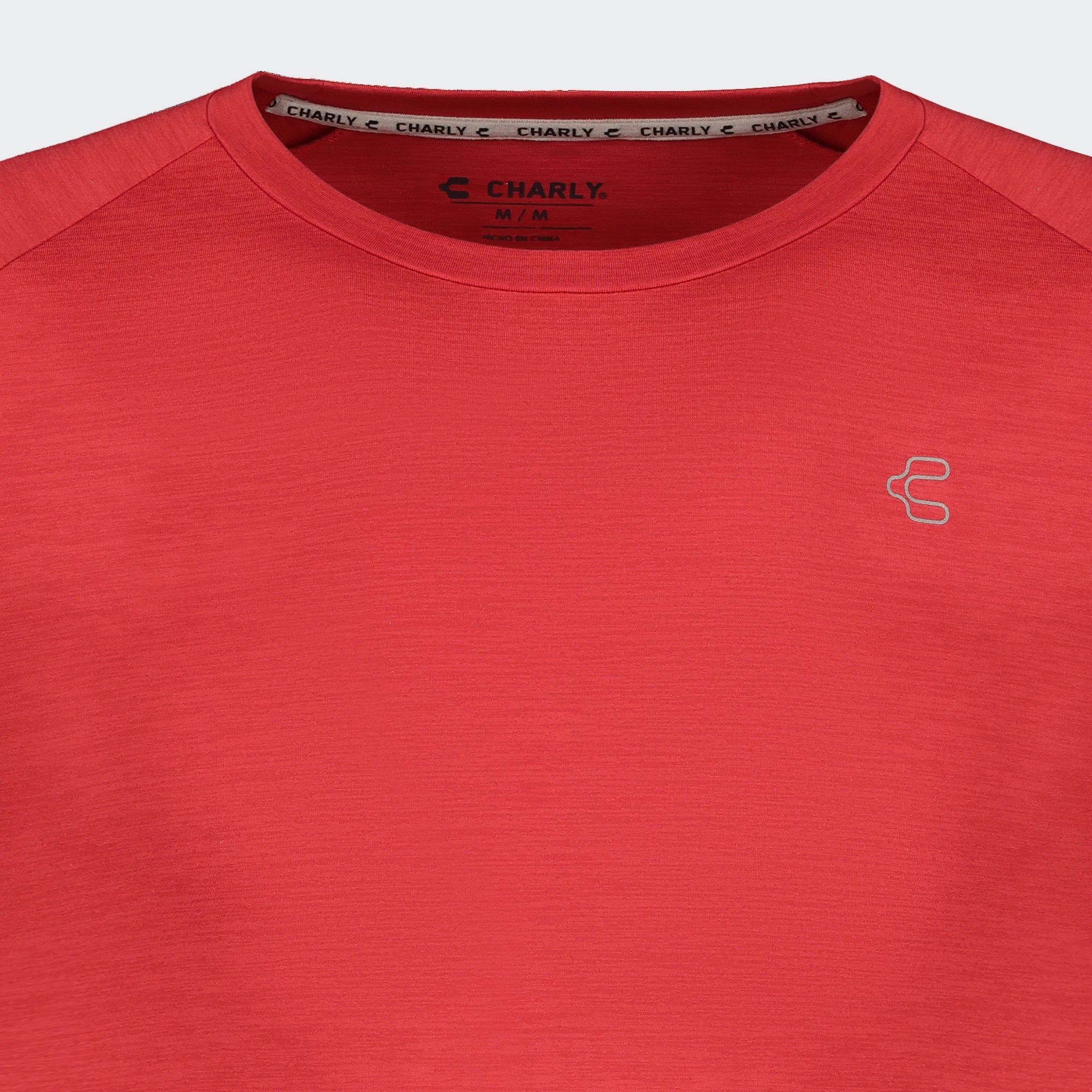 Red Running T-Shirt for Men Charly Sport
