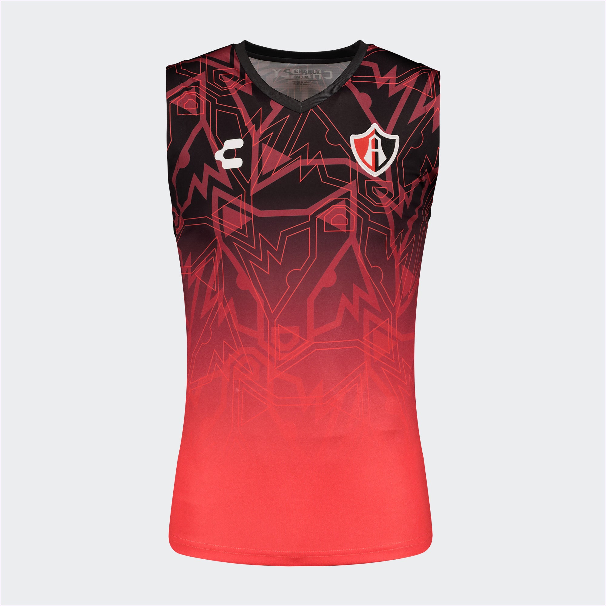 Red Black Atlas Training Tank Top For Men Charly Sport