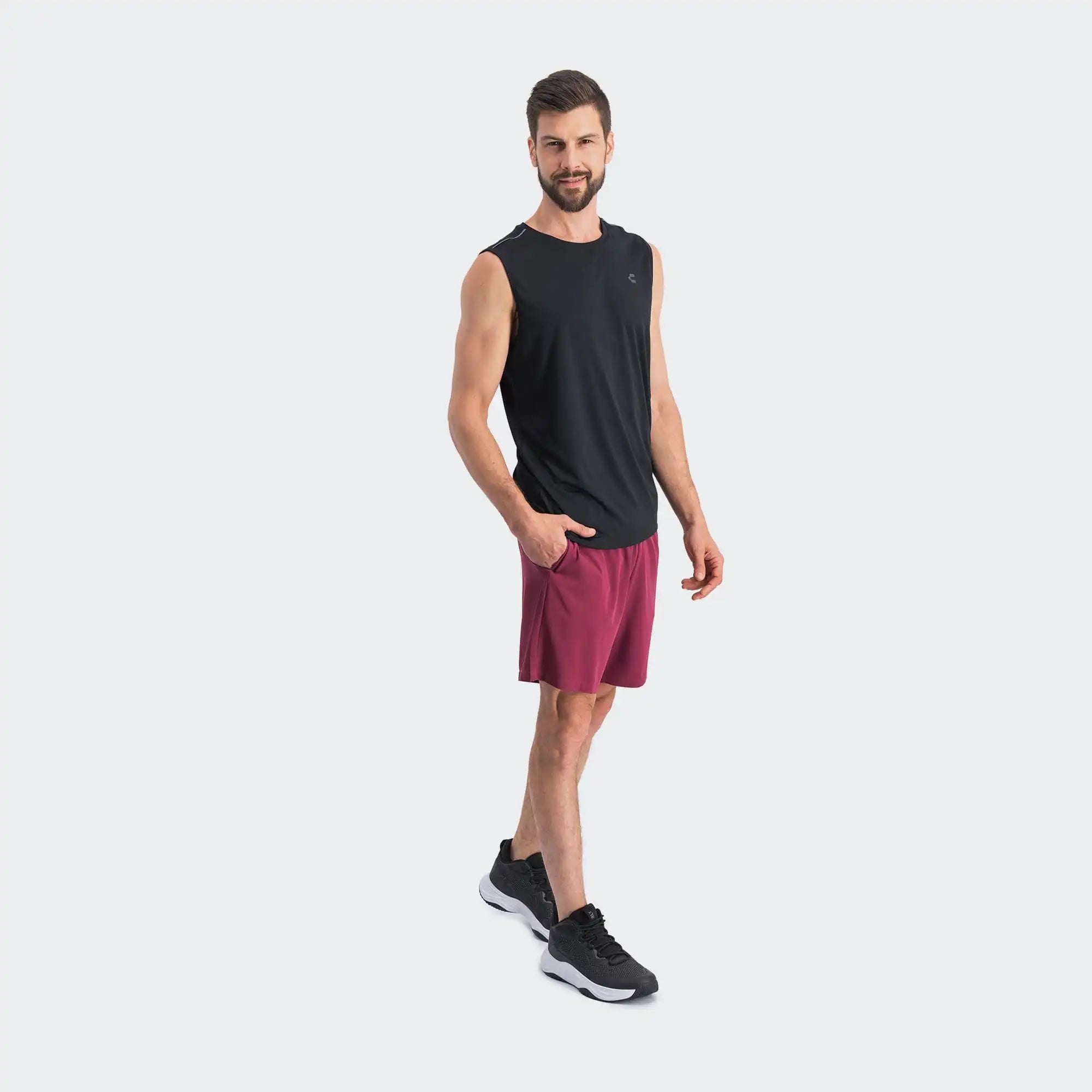 Black Lifestyle Training Tank for Men Charly Essentials