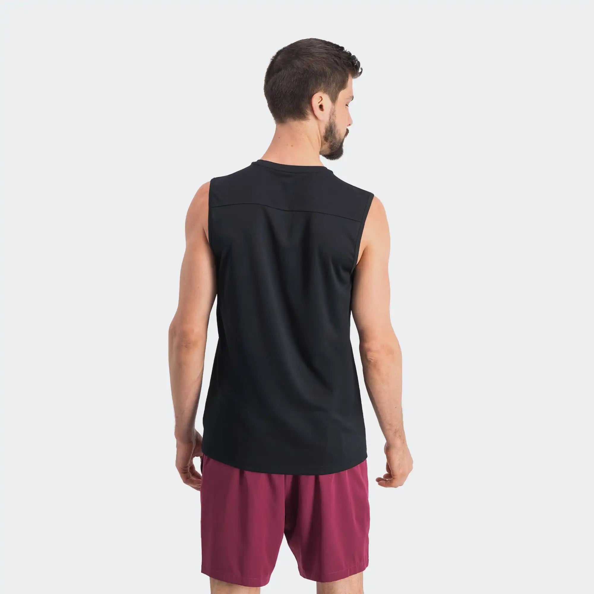 Black Lifestyle Training Tank for Men Charly Essentials