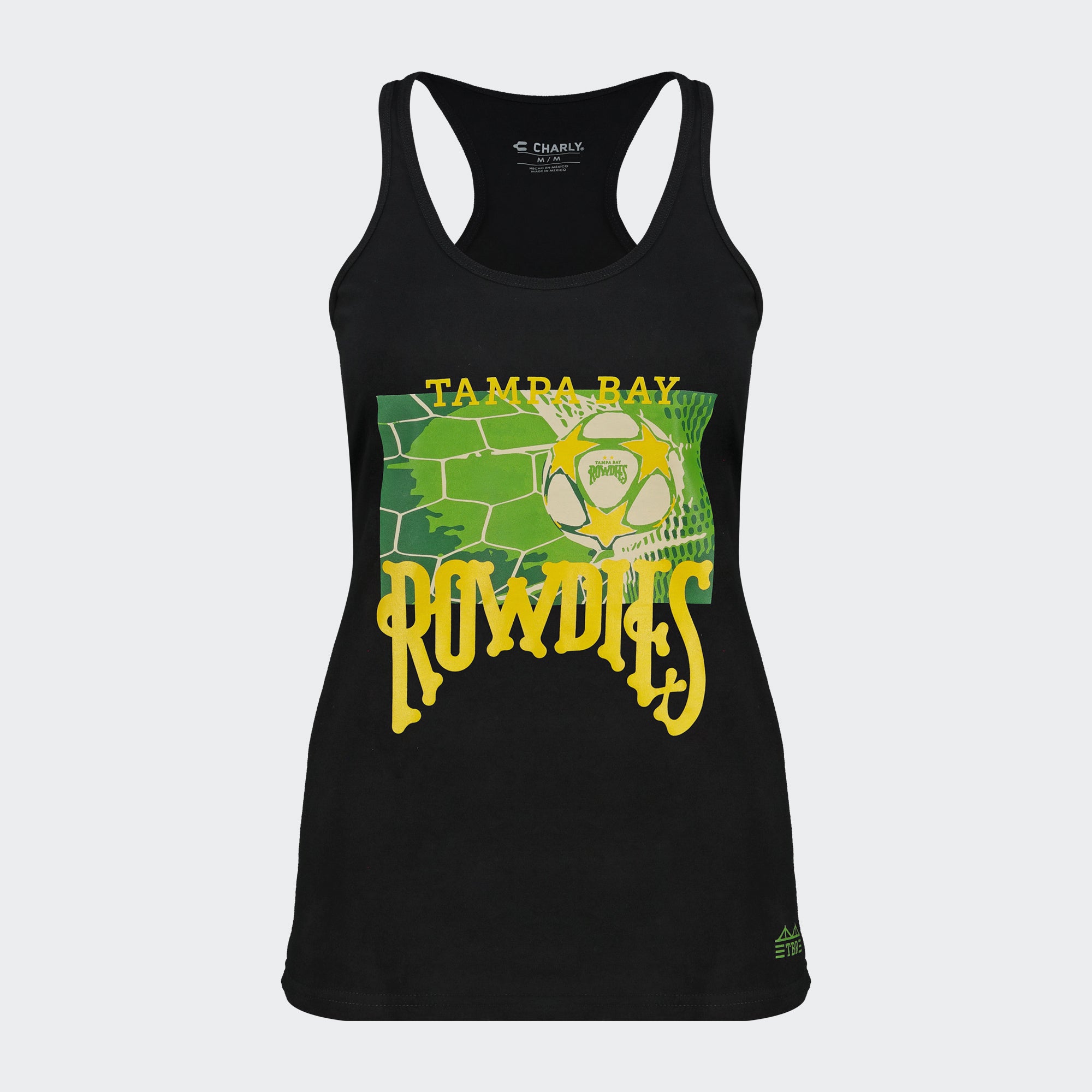 Tampa Bay Rowdies Black USL Fan Soccer Tank for Women Charly Sport