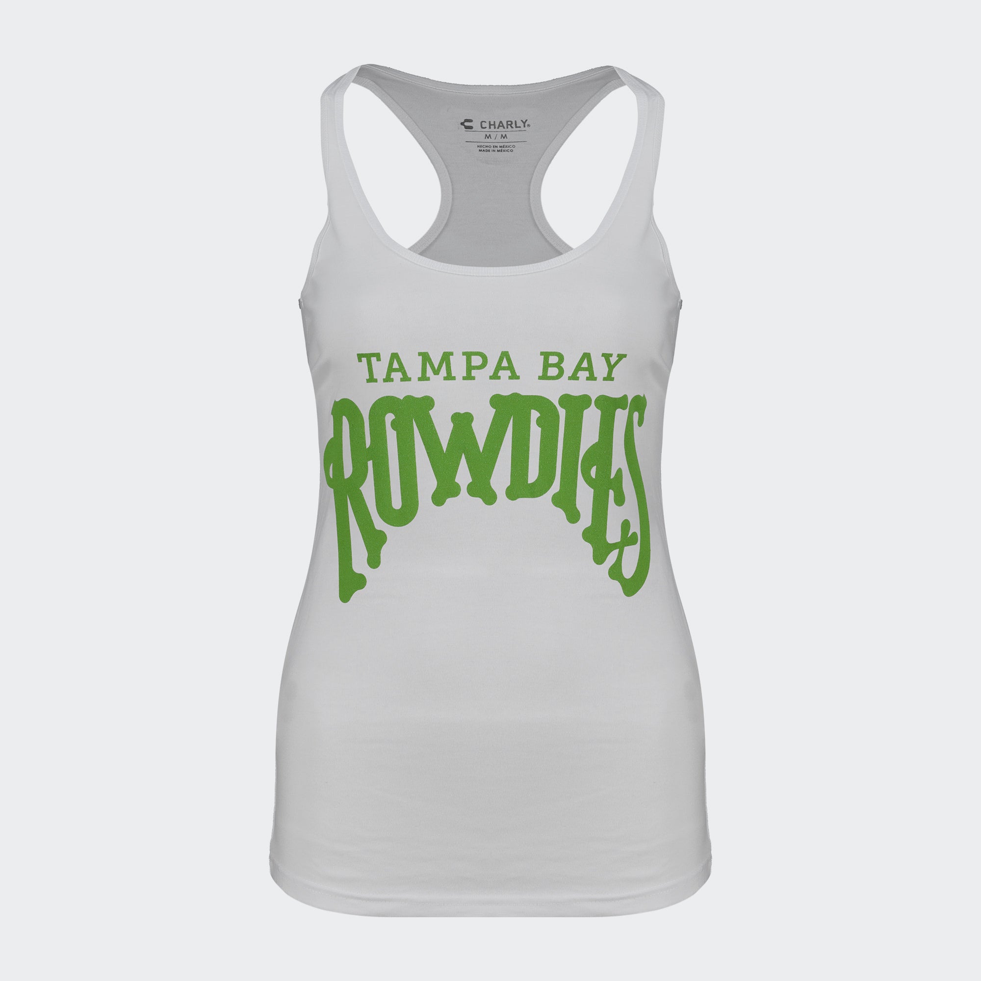 Tampa Bay Rowdies White USL Fan Soccer Tank for Women Charly Sport