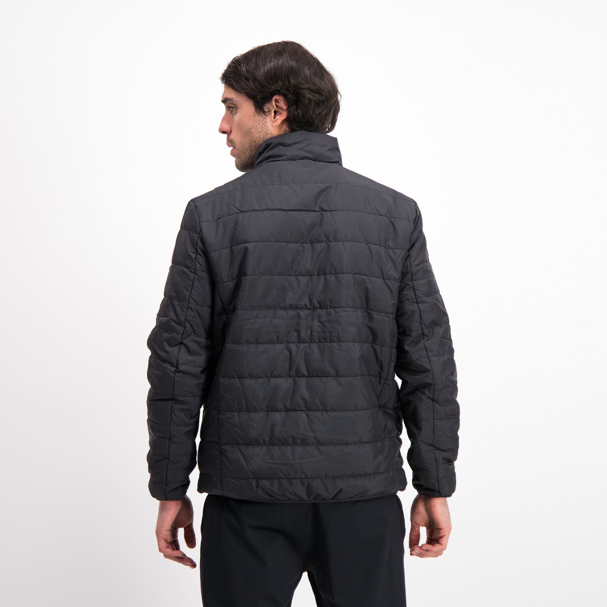 Black Training Jacket for Men Charly Sport Winter