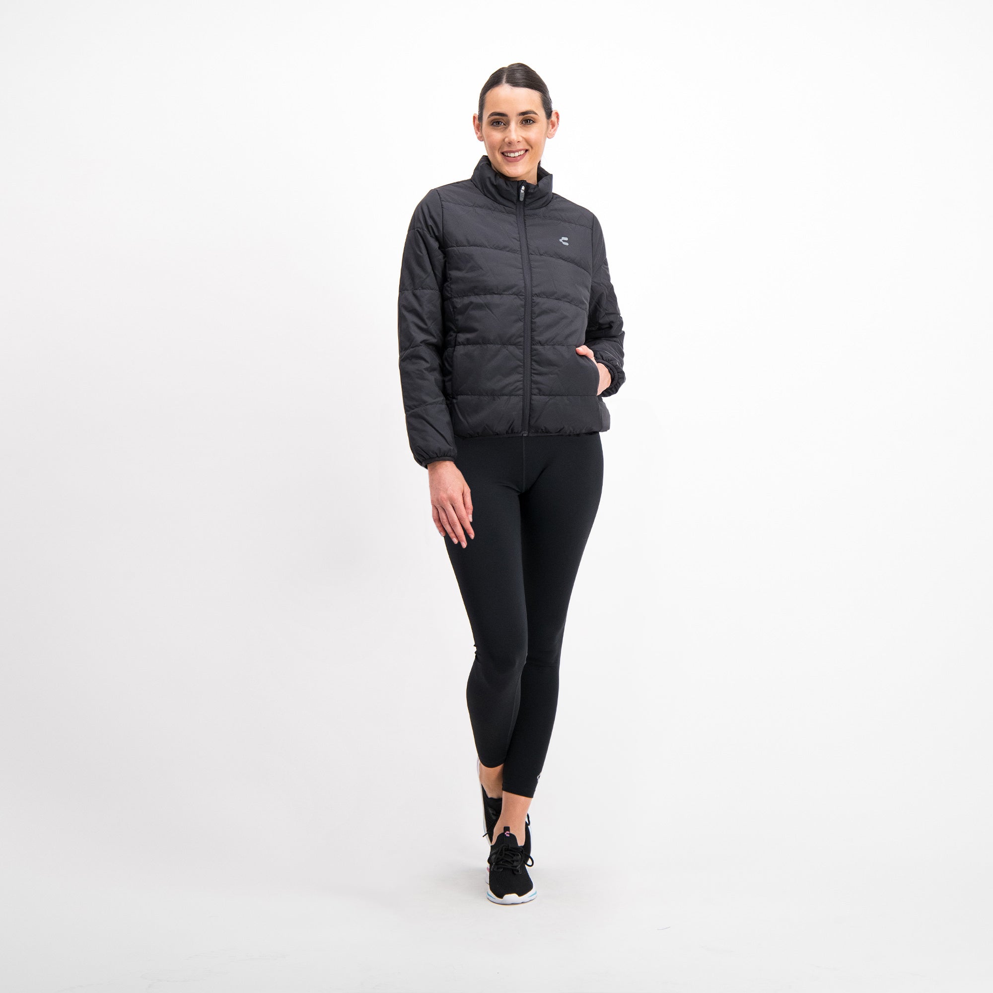 Black Winter Jacket For Women Charly Sport
