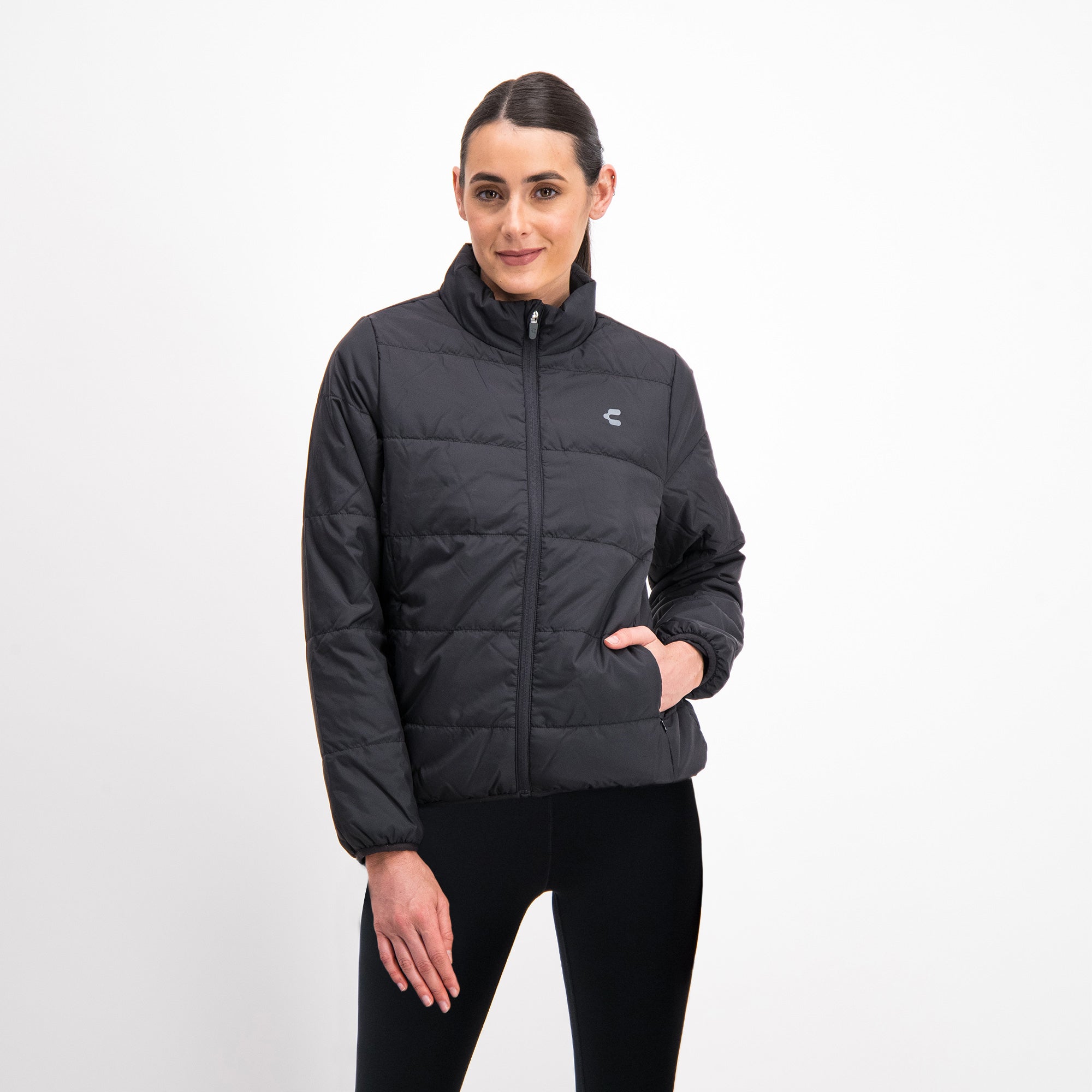 Black Winter Jacket For Women Charly Sport