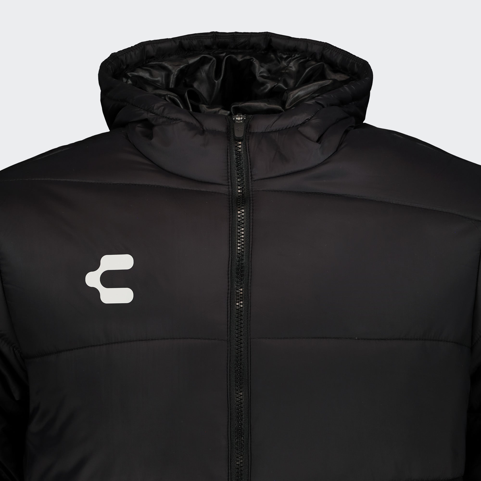 Black Training Winter Jacket for Men Charly Soccer Gear