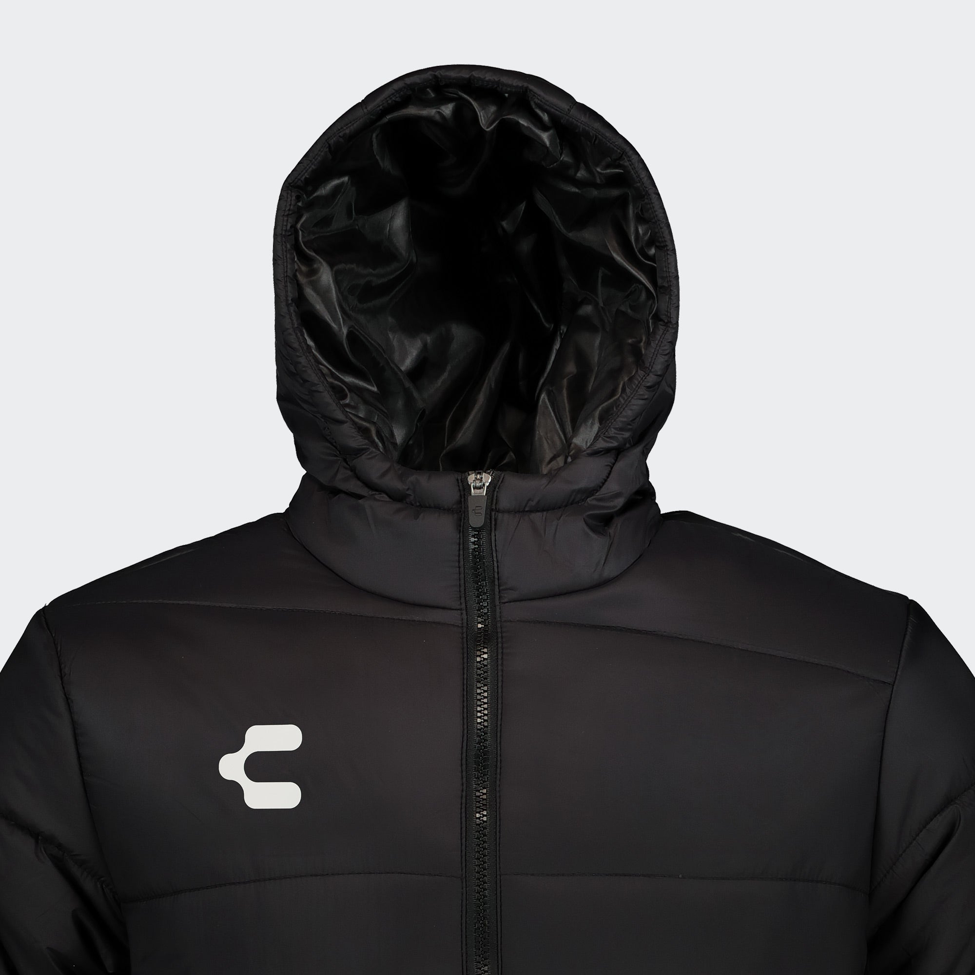 Black Training Winter Jacket for Men Charly Soccer Gear