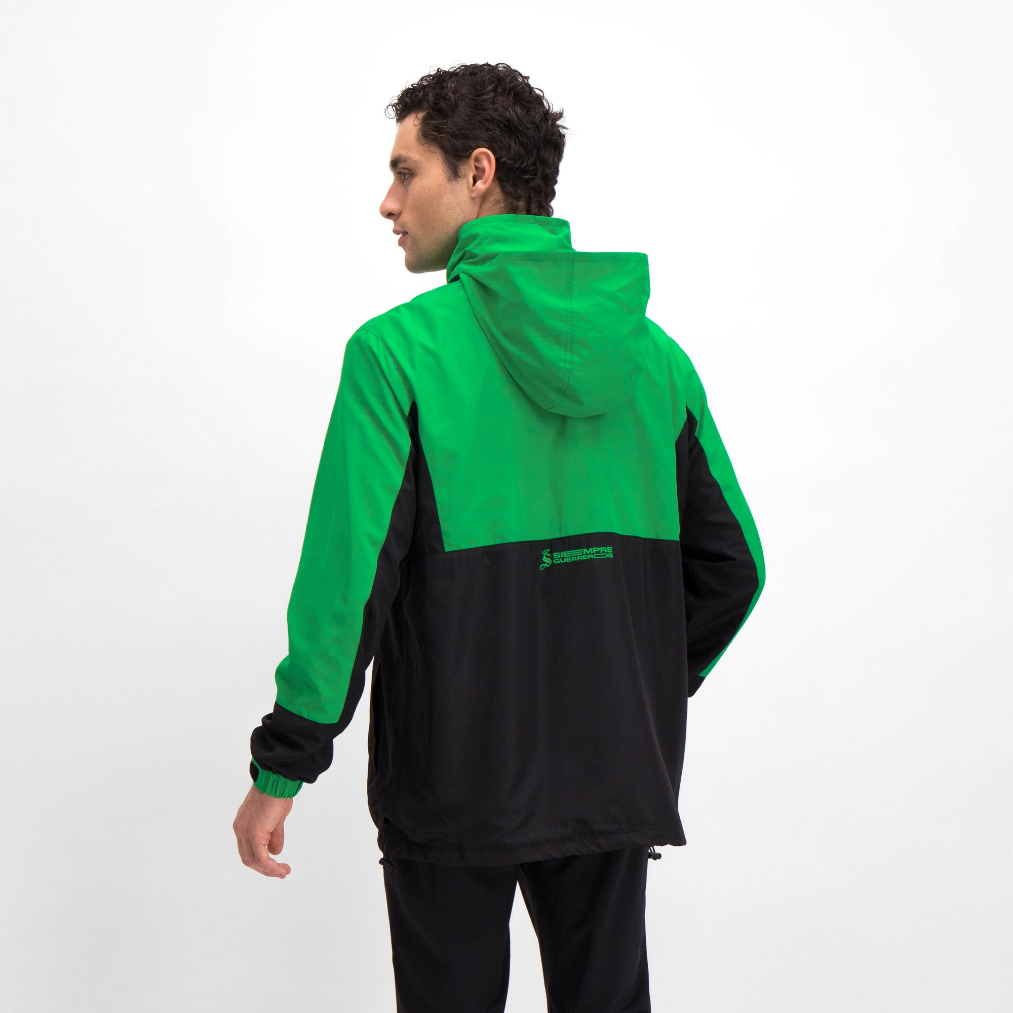 Green Santos Training Jacket For Men Charly Sport
