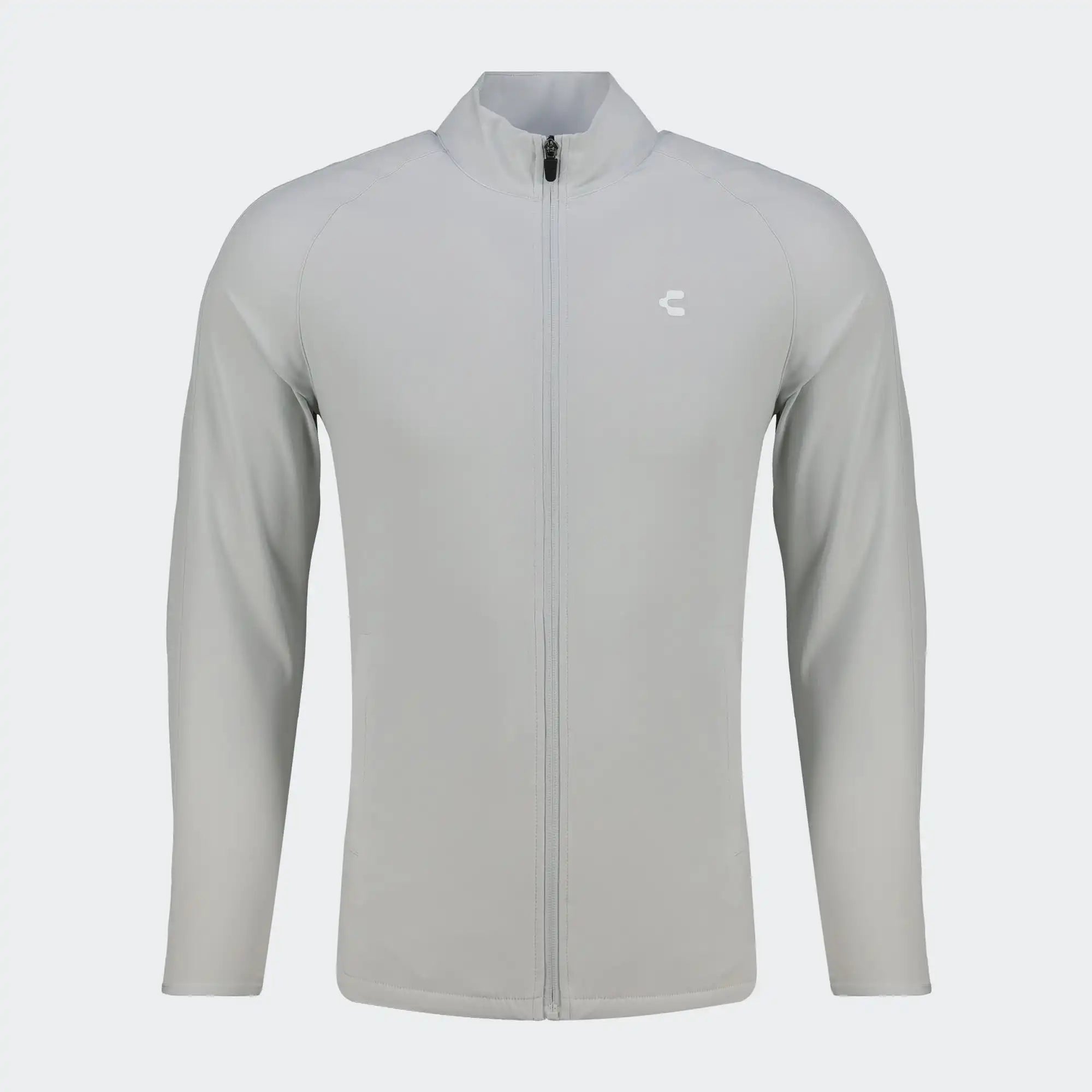 Light Gray Training Jacket for Men Charly Essentials Lifestyle