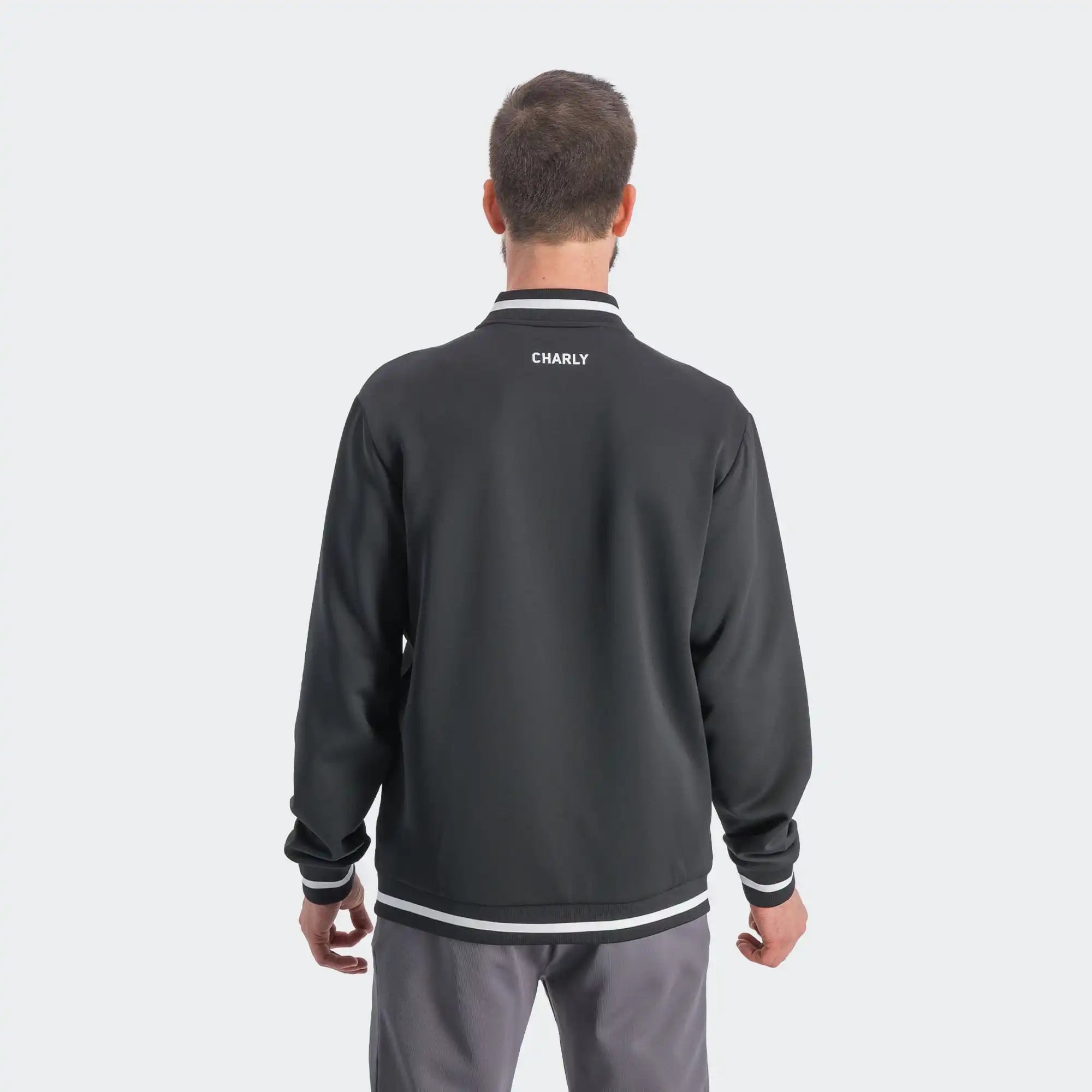 Tampa Bay Rowdies Black White Jacket for Men Charly Sport Gear