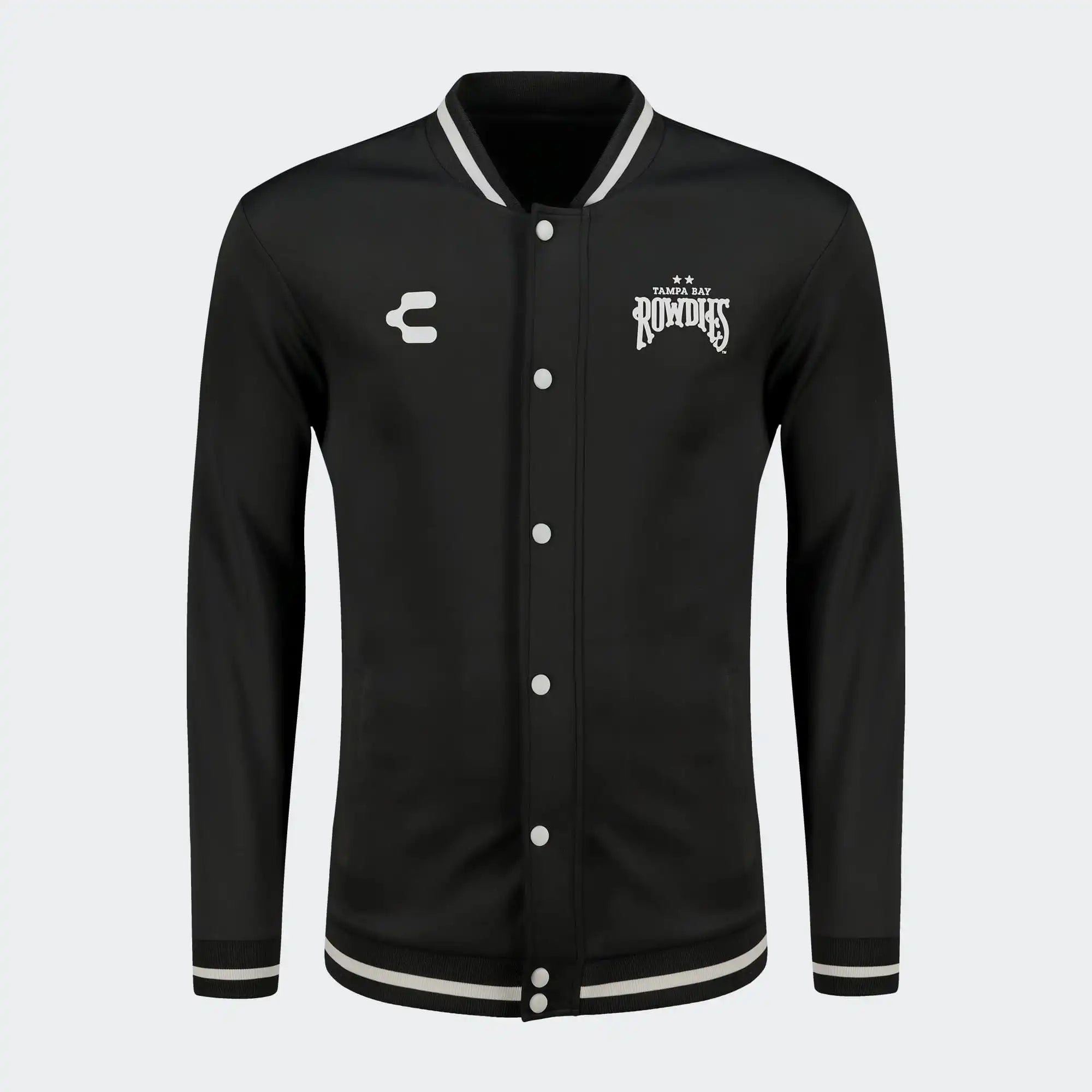 Tampa Bay Rowdies Black White Jacket for Men Charly Sport Gear