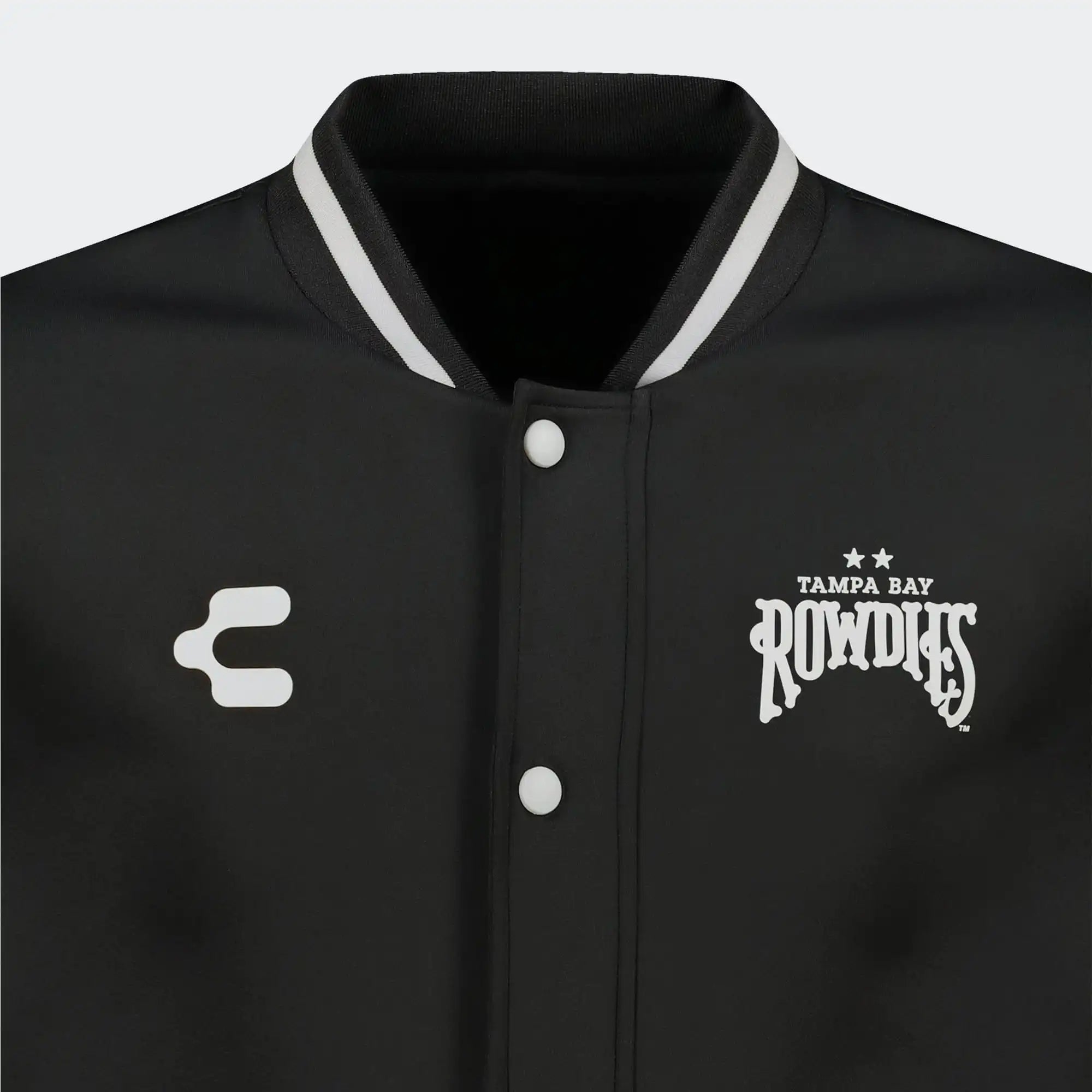 Tampa Bay Rowdies Black White Jacket for Men Charly Sport Gear