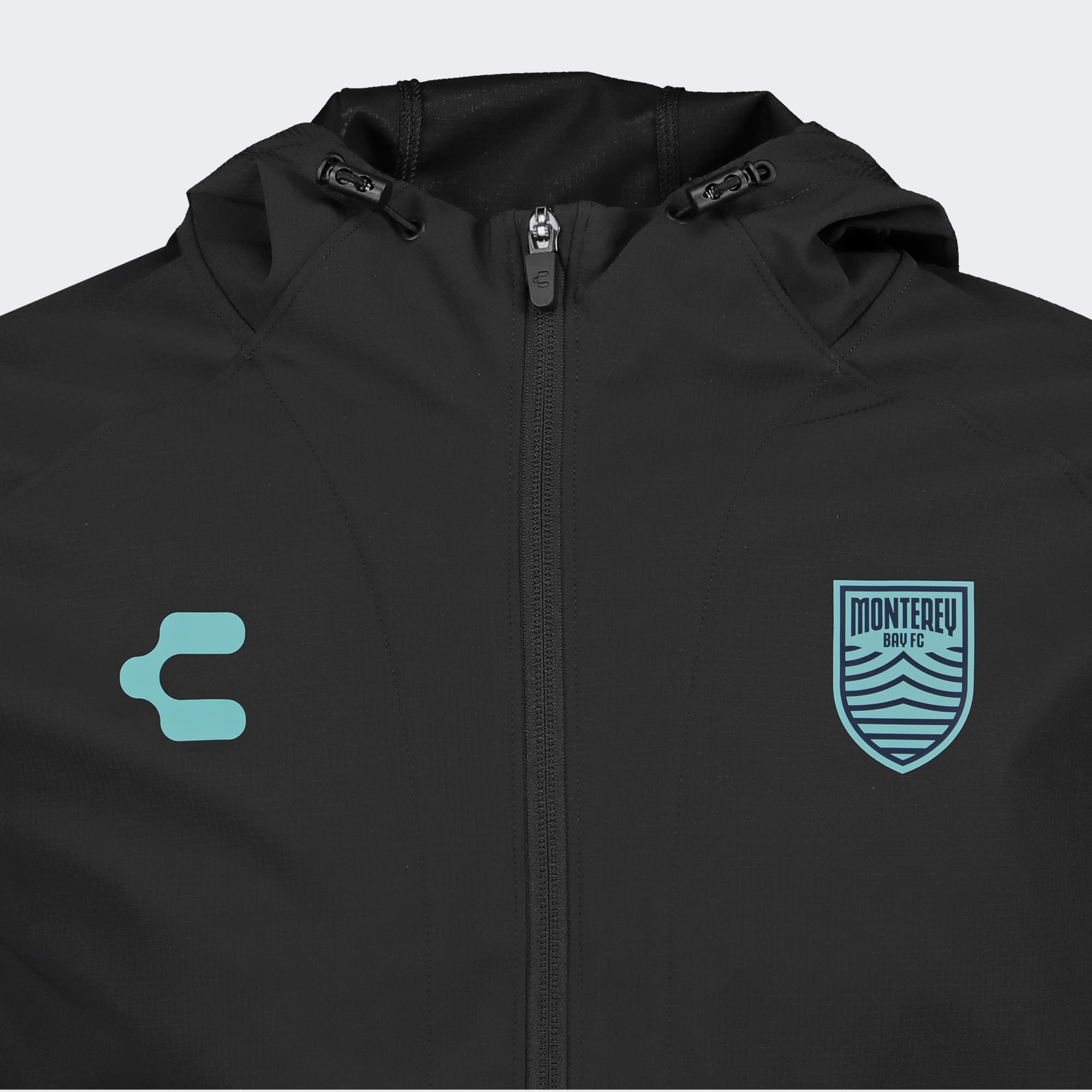 Black Monterey Bay FC Jacket for Men Charly Sport Soccer Gear