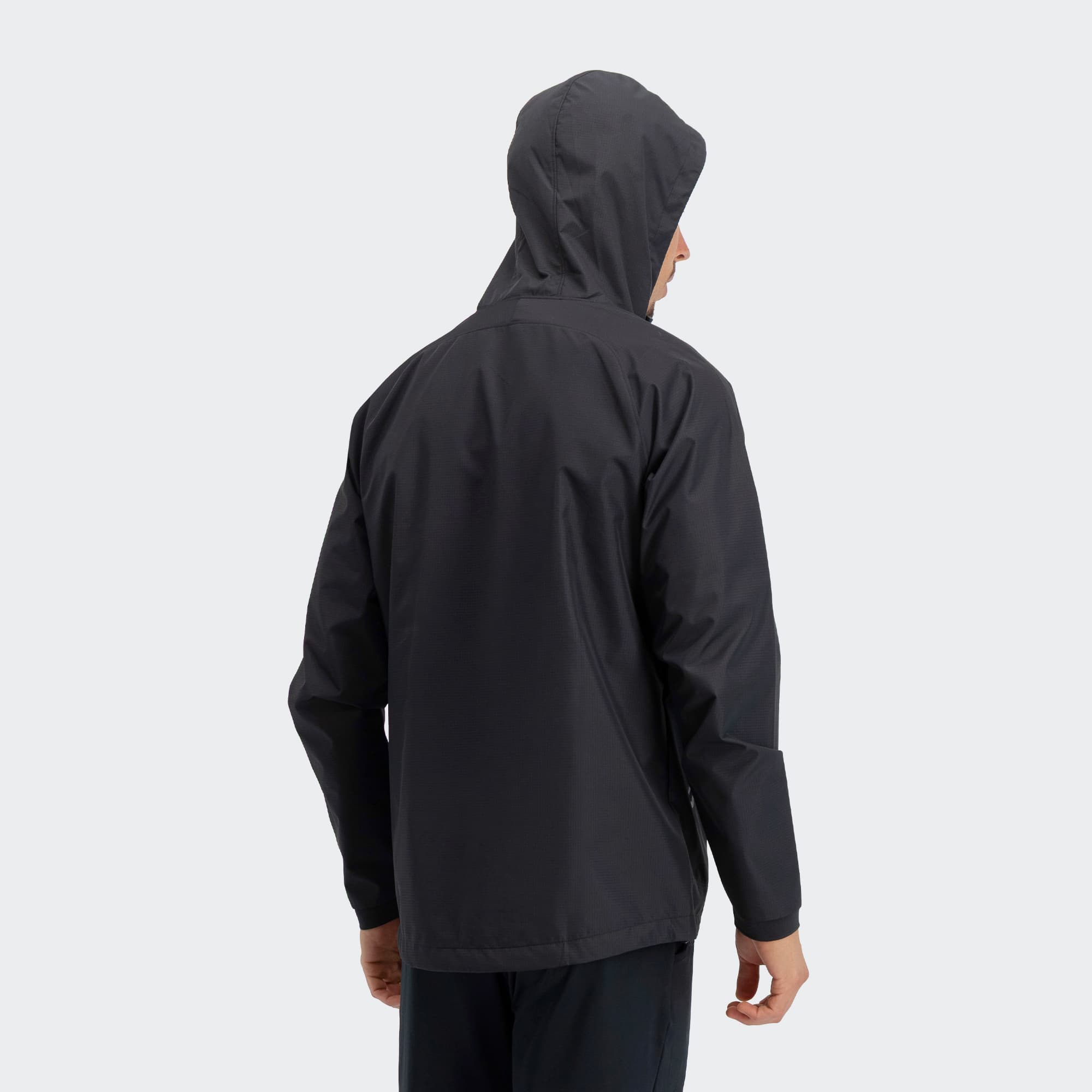Black San Antonio Jacket for Men Charly Sport Soccer Gear