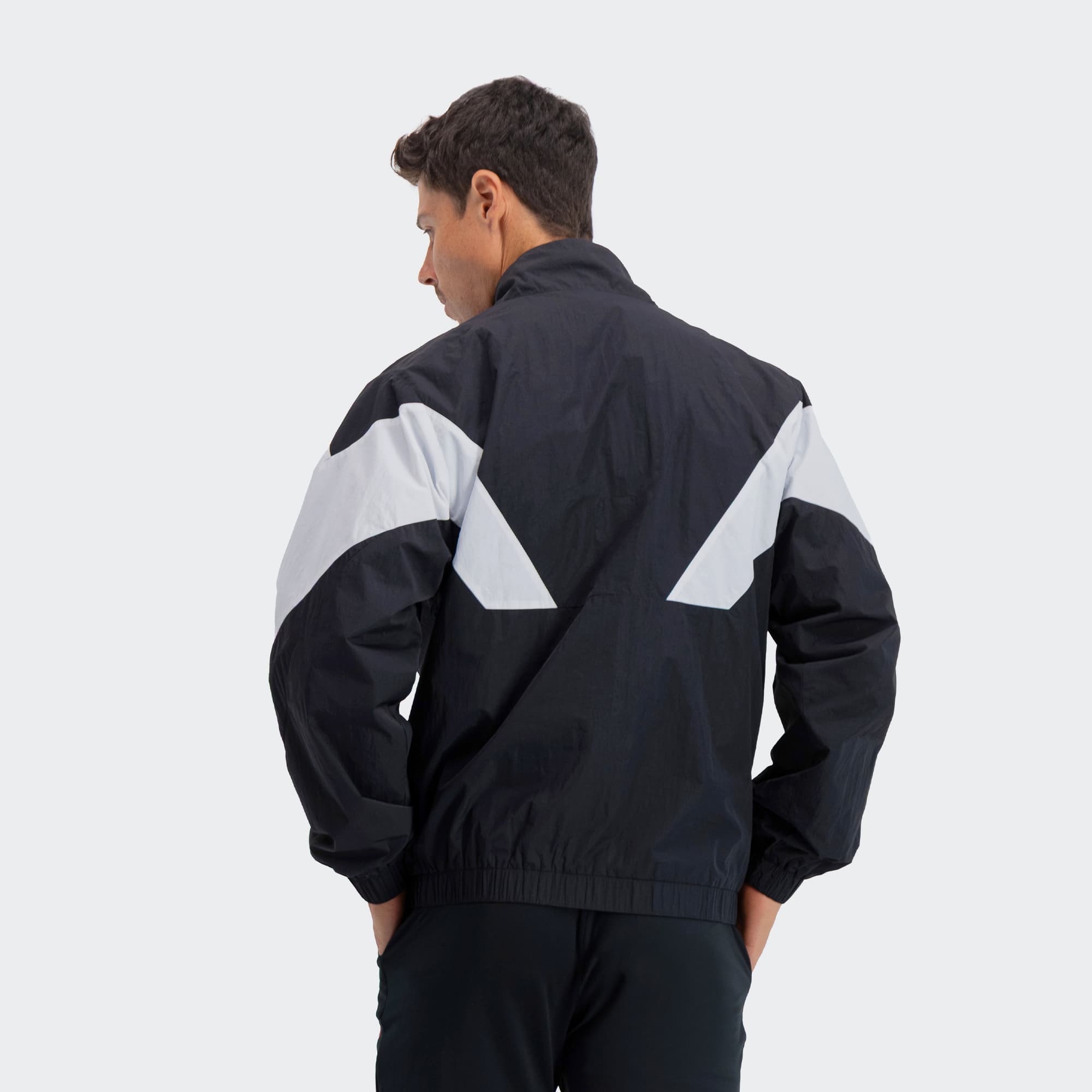 Black White San Antonio Jacket for Men Charly Sport Soccer Gear